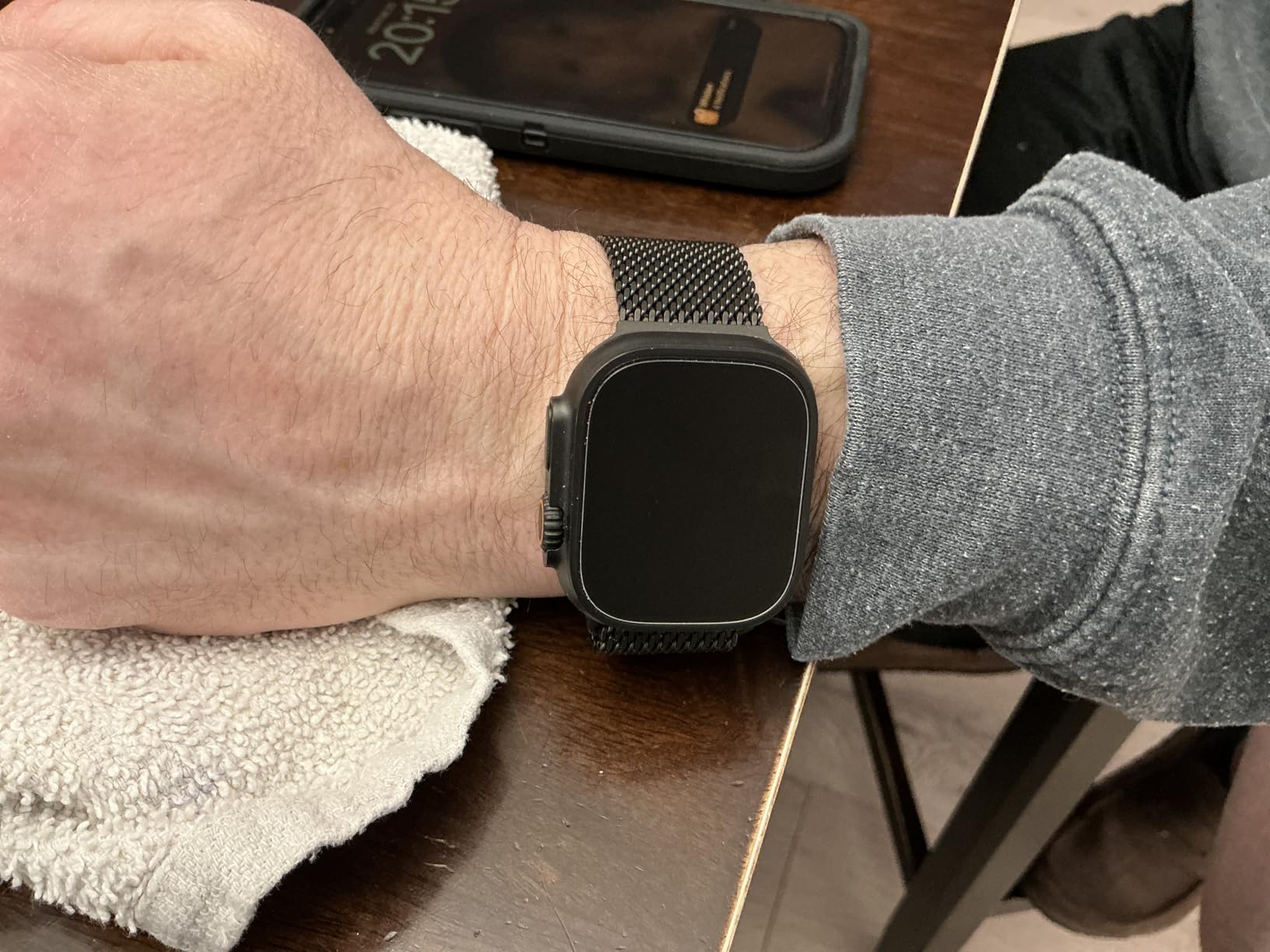 Spigen Tempered Glass Screen Protector [Glas.tR EZ Fit] designed for Apple Watch Ultra 3 / Ultra 2 / Ultra (49mm) - 2 Pack customer photo 2
