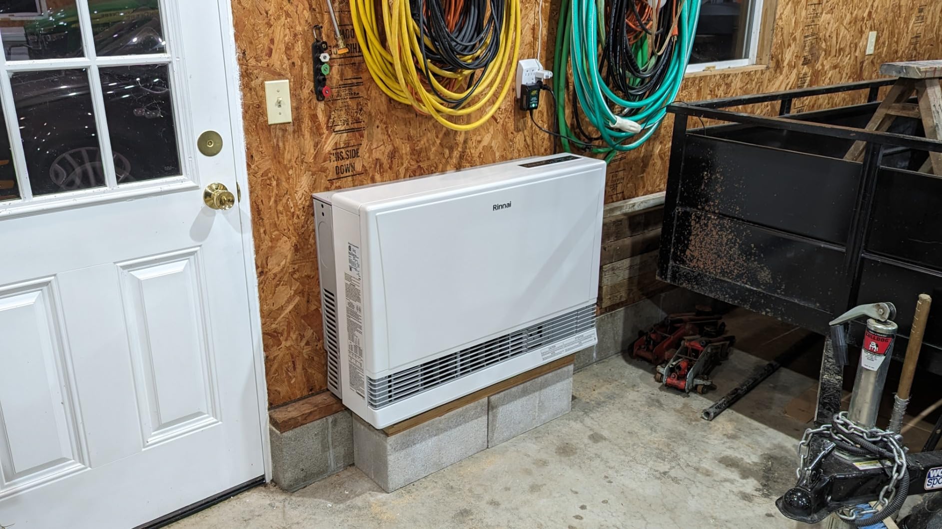 Rinnai EX38DTWN Direct Vent Wall Furnace, Indoor Natural Gas Heater, Energy Efficient Space Heater, 38,400 BTU, White customer photo 1