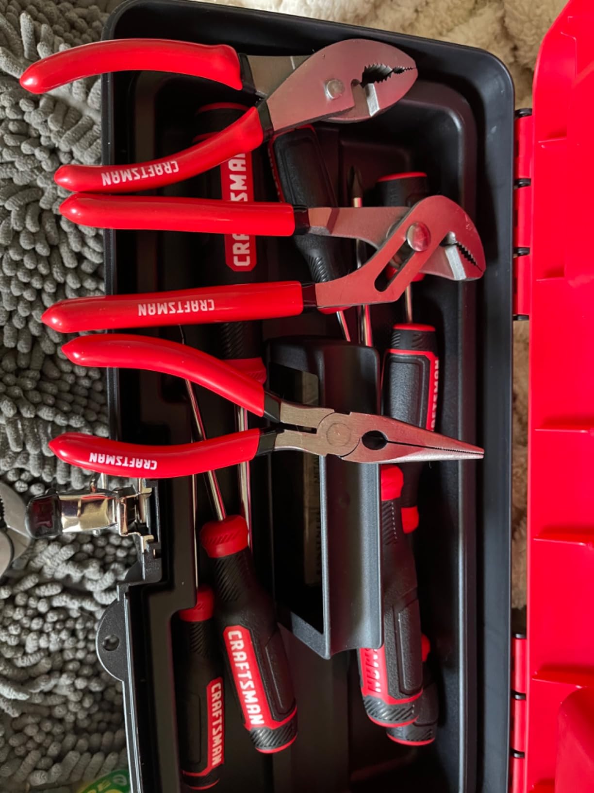 Pliers Set, 3 Piece Set, Long Nose, Slip Joint, 8 Inch Groove (CMHT84103R) customer photo 2