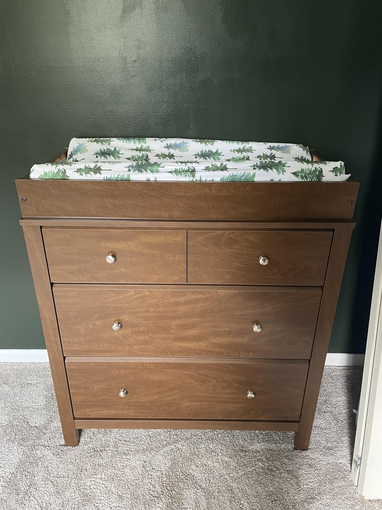 Storkcraft Horizon 3 Drawer Chest with Changing Topper (Pebble Gray) - GREENGUARD Gold Certified, Includes Removable Changing Table Topper, Chest of Drawers for Nursery & Kids Bedroom customer photo 1