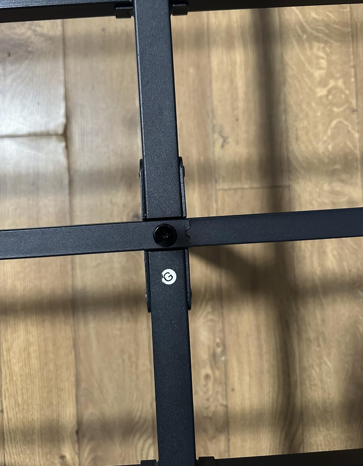 Hafenpo 14 Inch Queen Bed Frame - Sturdy Metal Platform Queen Size, No Box Spring Needed, Heavy Duty, Easy Assembly, Strong Bearing Capacity, Under Bed Storage, Black customer photo 1