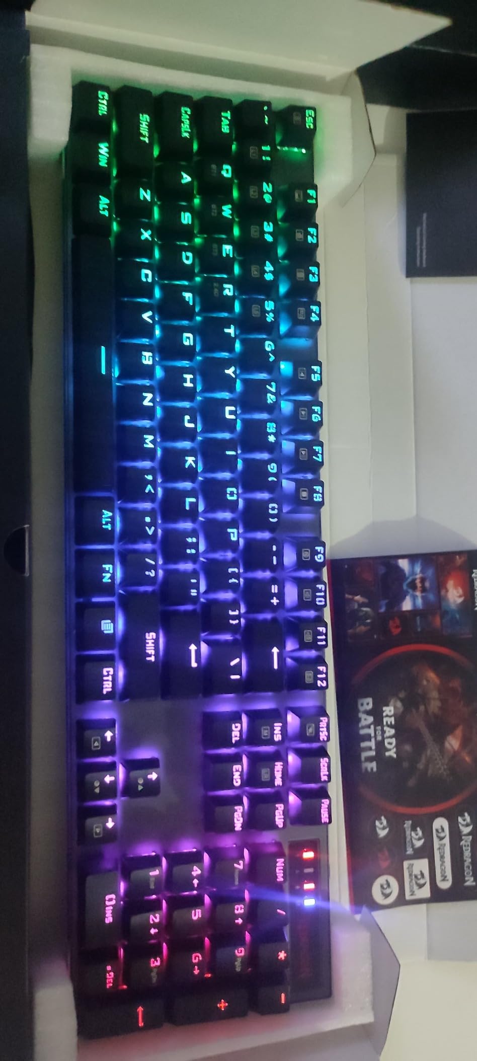 Redragon K556 PRO Upgraded Wireless RGB Gaming Keyboard customer photo 2