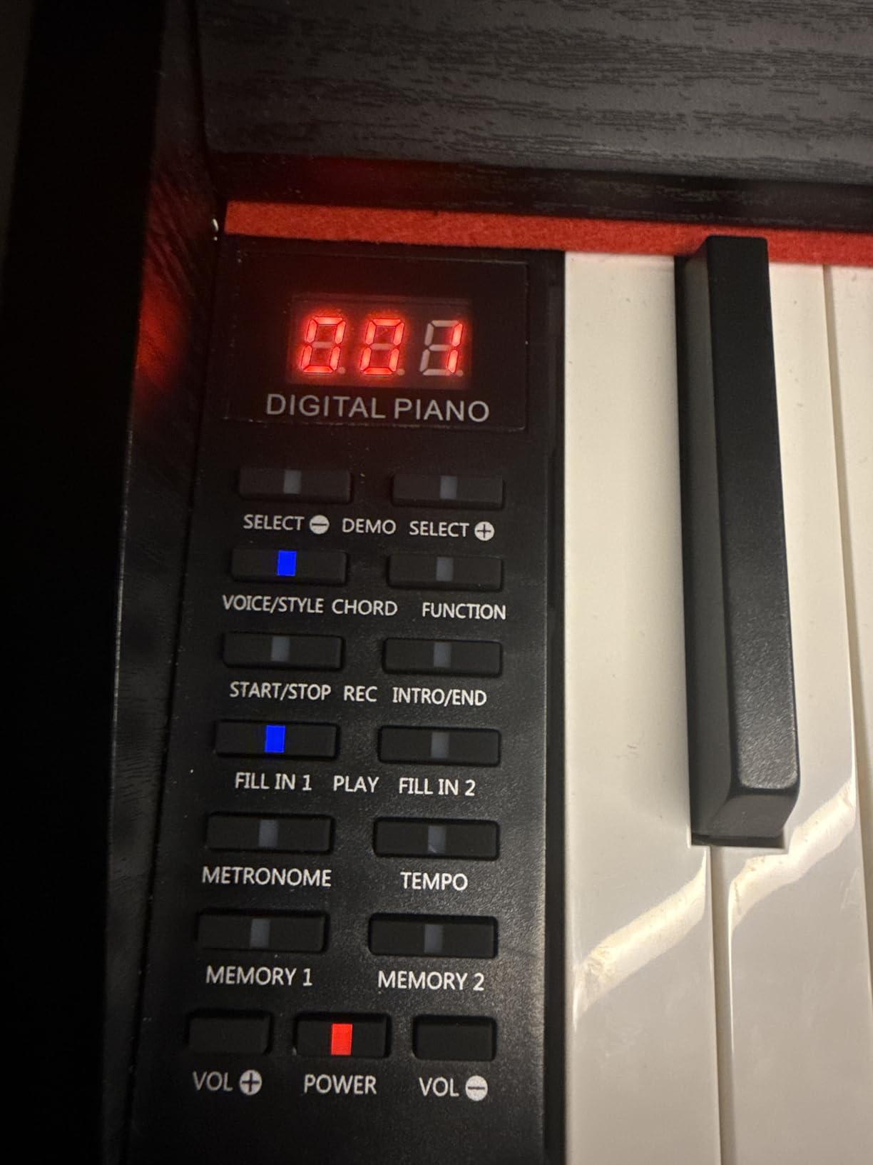 AODSK 88-Key Weighted keyboard piano,Hammer Action Digital Piano with Speakers,Furniture Stand and Triple Pedals,piano keyboard 88 keys Beginner's Course- Support Headphones,Piano Lessons,B-83S customer photo 2