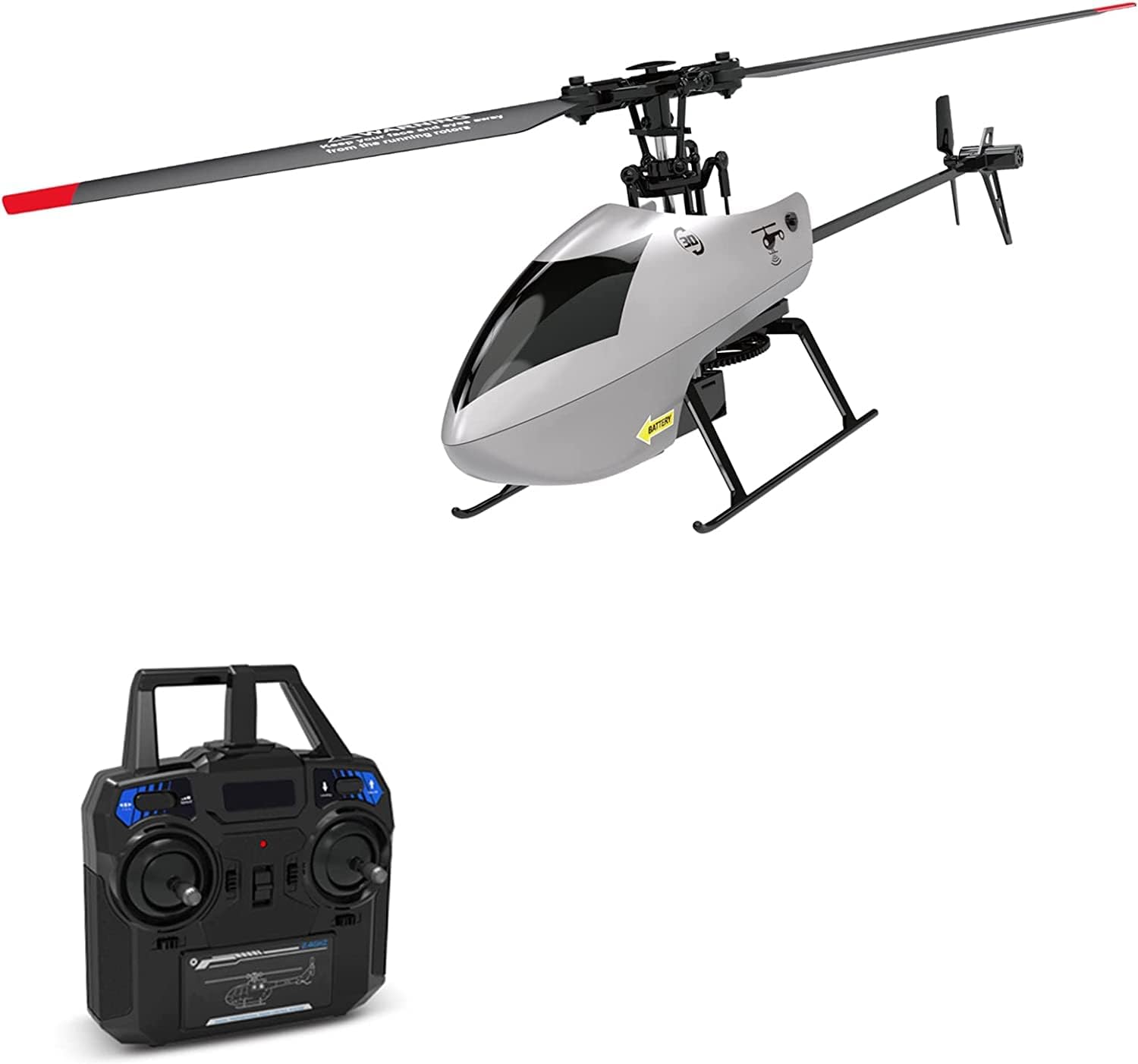 GoolRC C129 V2 RC Helicopter, 4 Channel Remote Control Helicopter with 6-Axis Gyro, 2.4Ghz RC Aircraft with 3D Flips, Altitude Hold, One Key Take Off/Landing for Adults and Beginners customer photo 1