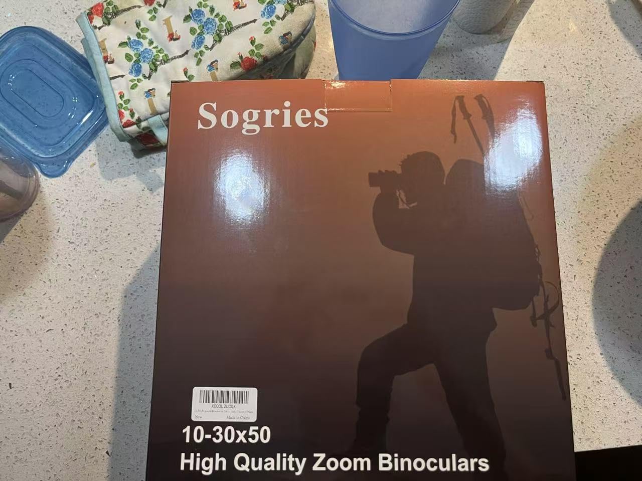10-30x50 Zoom Binoculars for Adults High Powered - HD Optics, Waterproof, BAK4, FMC Lens customer photo 2