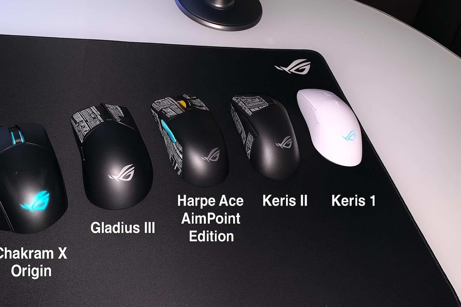 ASUS ROG Harpe Ace Aim Lab Wireless Esports Gaming Mouse - 54g Lightweight, Tri-Mode Connectivity, 36K DPI, 90Hr Battery - Black customer photo 1