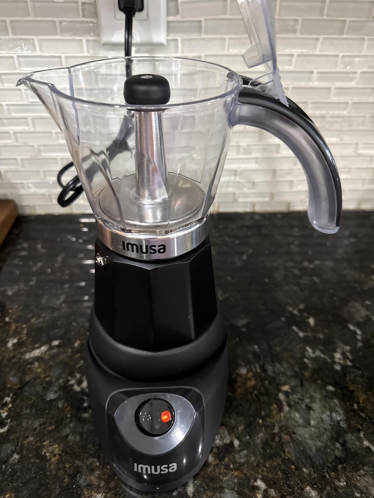 IMUSA 6 or 3 Cup Electric Espresso Maker Black Coffee Machine for Cuban Coffee, Moka and Espresso Drinks customer photo 2