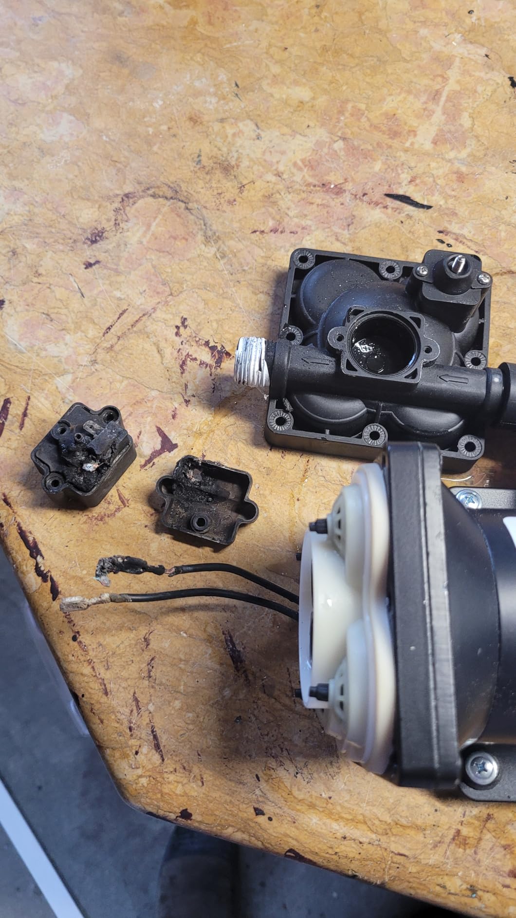 Tdrsuper Water Pressure Booster Pump, 110V AC Water Diaphragm Pump, 5.5GPM 75PSI with Power Plug, Self Priming customer photo 2