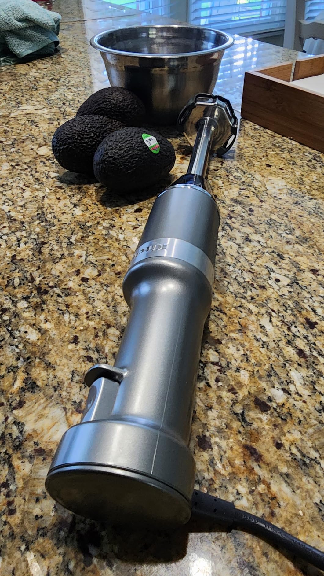 KitchenAid Variable Speed Corded Hand Blender KHBV53, Contour Silver customer photo 2
