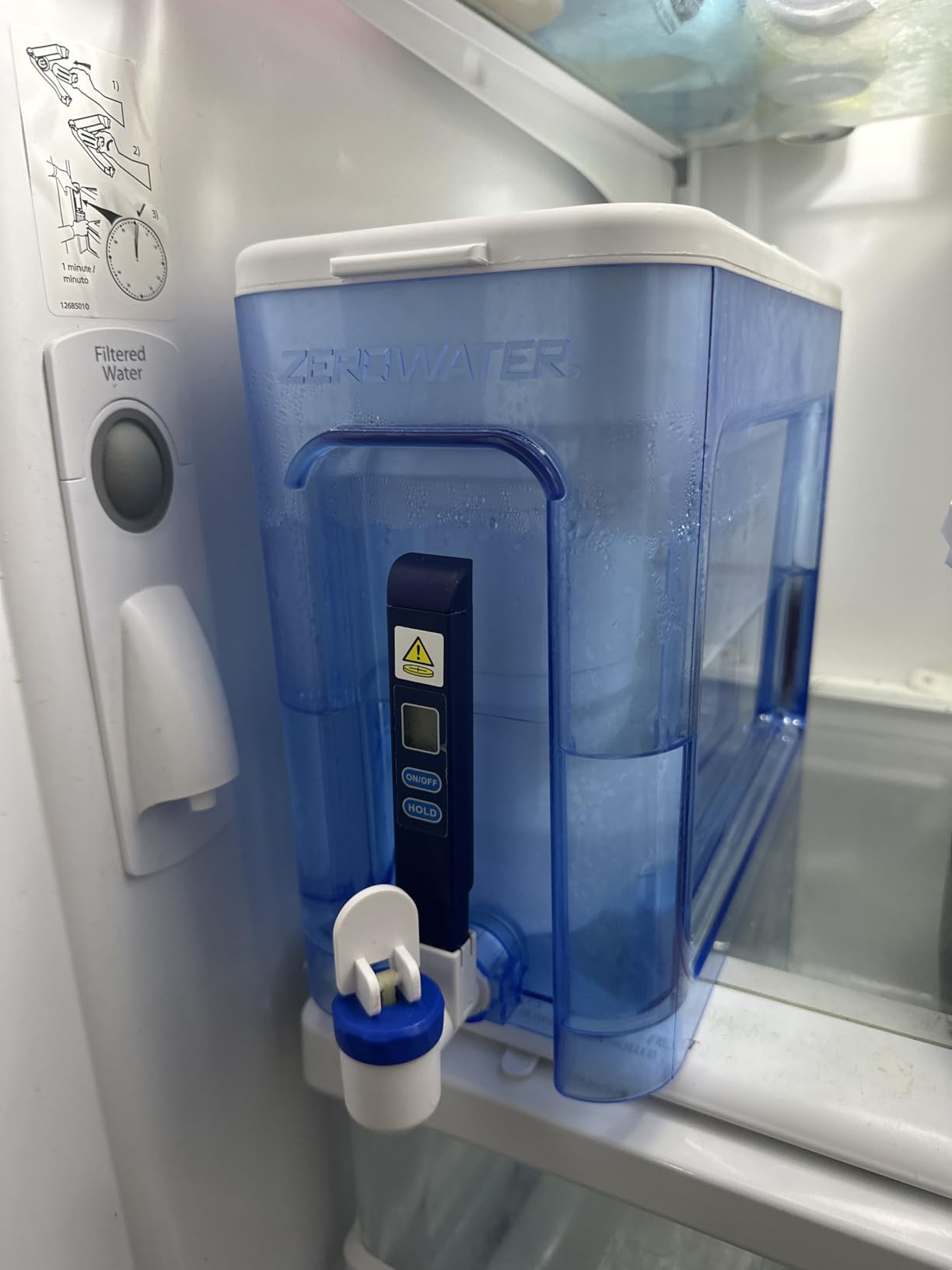 ZeroWater 32-Cup 5-Stage Water Filter Dispenser with Instant Read Out - 0 TDS for Improved Tap Water Taste - IAPMO Certified to Reduce Lead, Chromium, and PFOA/PFOS customer photo 1