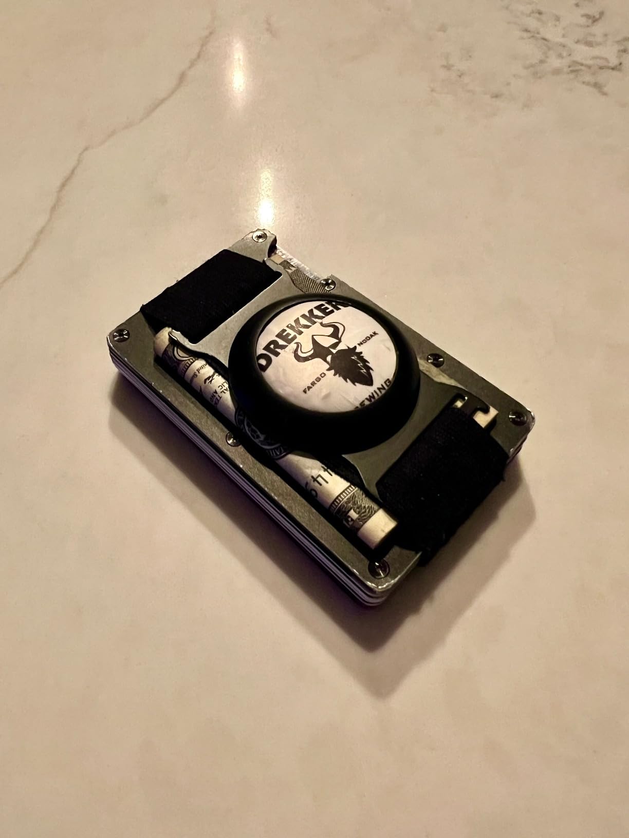 The Ridge Holder Case Compatible with Airtag - Ridge Wallet Attachment Compatible with Airtag (w/ Cash Strap - Style 1) customer photo 2
