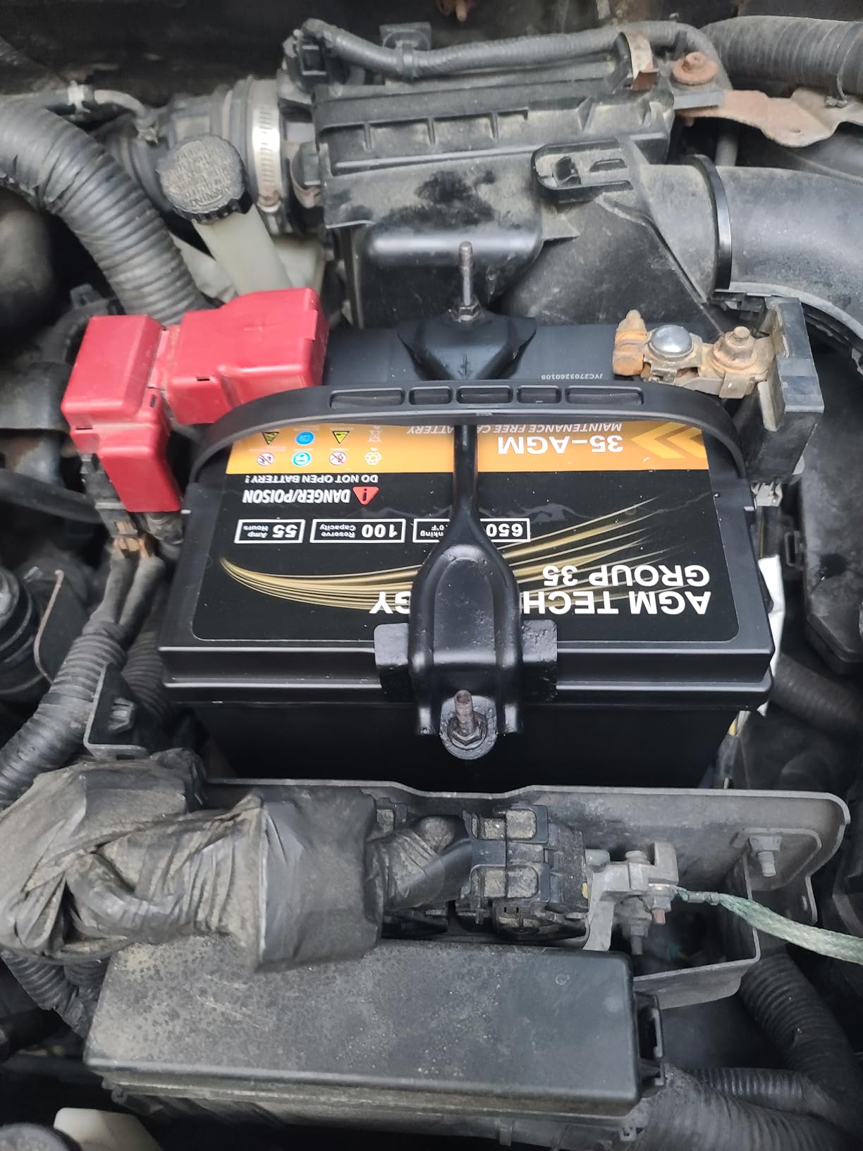 Weize Platinum AGM Battery BCI Group 47-12v 60ah H5 Size 47 Automotive Battery, 100RC, 680CCA, 36 Months Warranty customer photo 1