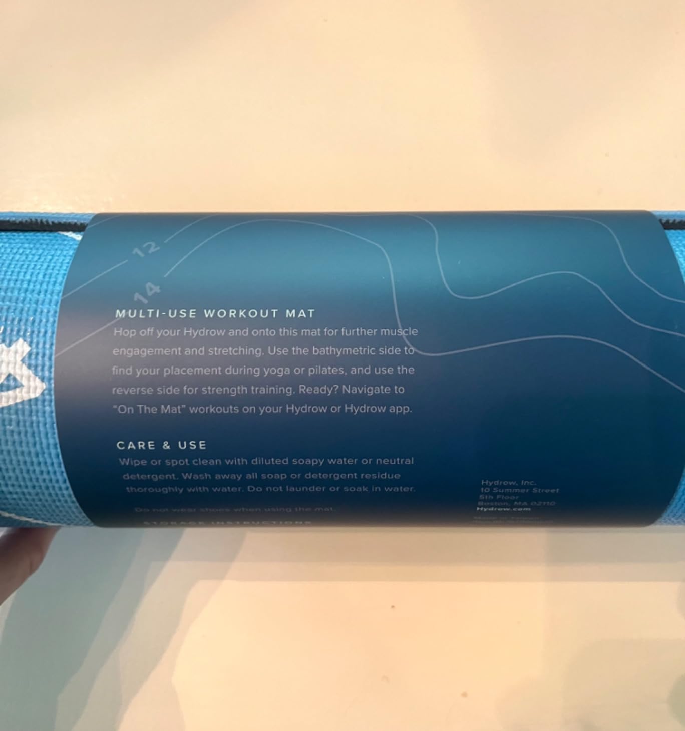 Multi-Use Workout Mat - Non-Slip, Two-Sided Mat for Yoga, Pilates, Strength Training customer photo 1