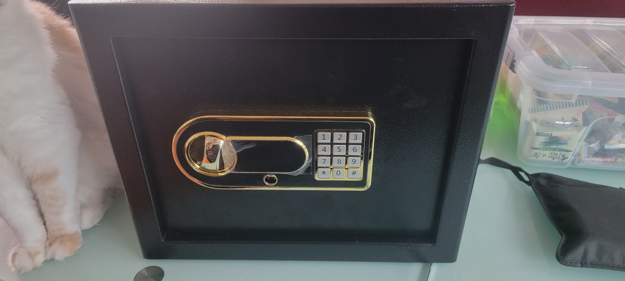 2.8 Cubic Drop Safe for Business, Anti-Theft Drop Slot Safes for Money with Digital Combination Lock & Spare Keys, Cash Depository Safe with Drop Box for Home Retail Store Business customer photo 2