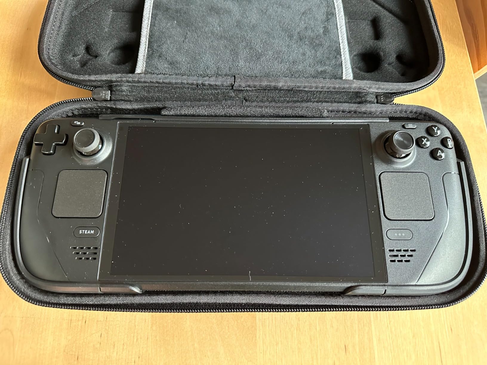 tomtoc Carrying Case Compatible with Steam Deck/OLED, Protective case, Hard Portable Travel Carrying bag for Steam Deck Console, Shockproof, Travel friendly, Black customer photo 1