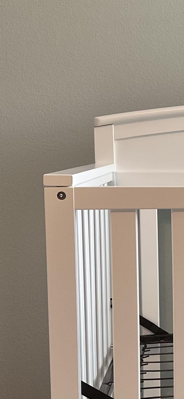 Graco Benton 5-in-1 Convertible Crib with Drawer - GREENGUARD Gold Certified, Converts from Baby Crib to Toddler Bed, Daybed and Full-Size Bed, Full-Size Nursery Storage Drawer (Driftwood) customer photo 2