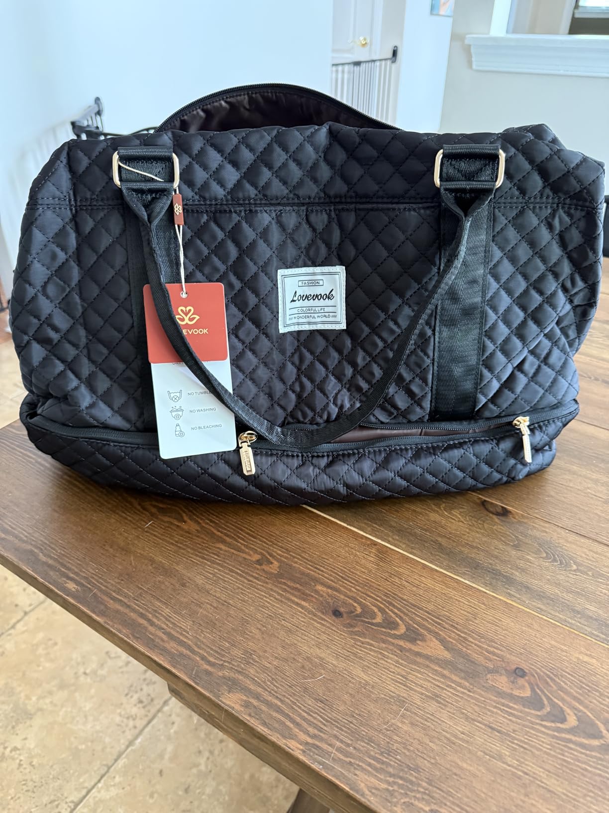 Travel Duffle Bag, Weekender Bags for Women with Shoe Compartment, Carry on Overnight Bag with Toiletry Bag, Gym Duffel Bag with Wet Pocket customer photo 1
