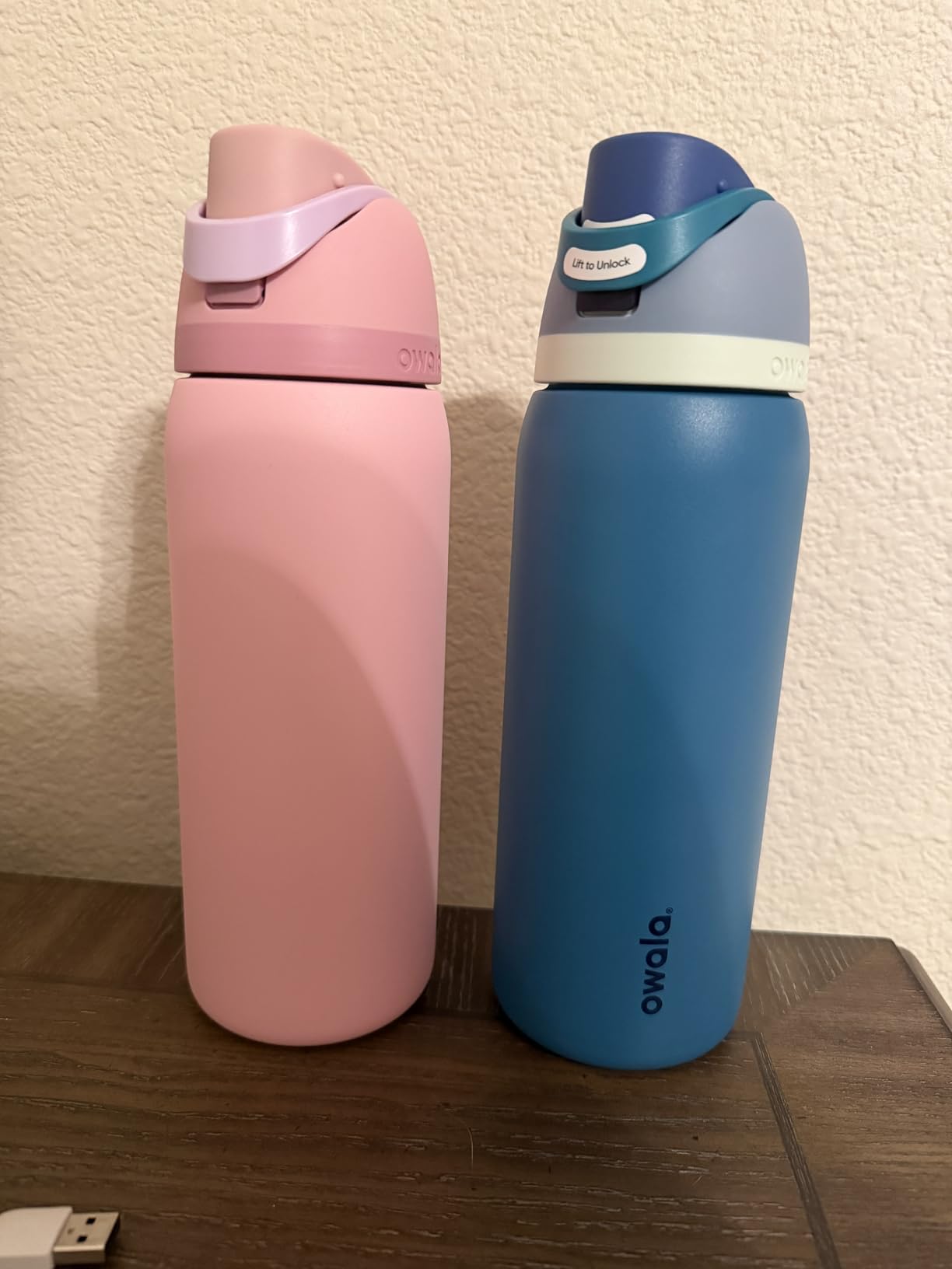 Owala FreeSip Insulated Stainless Steel Water Bottle with Straw for Sports and Travel, BPA-Free, 32oz, Foggy Tide customer photo 2