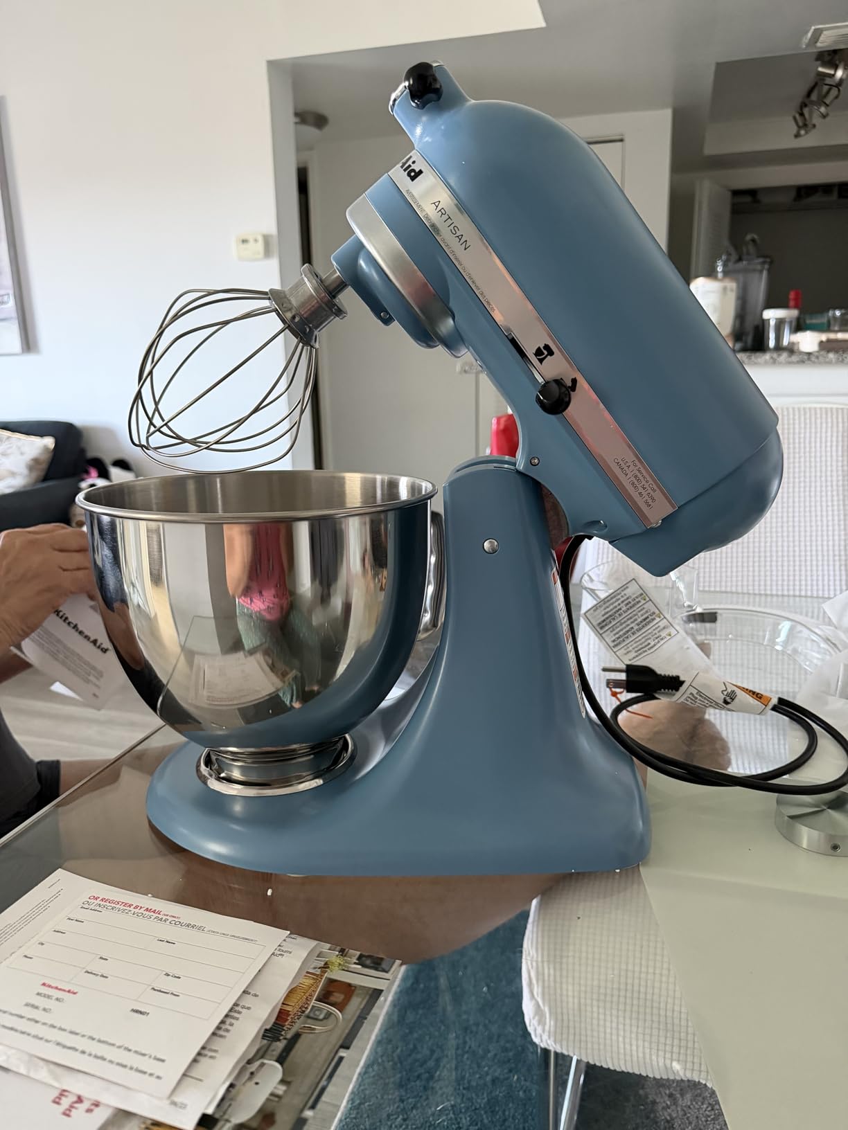Artisan Series 5 Quart Tilt Head Stand Mixer, KSM150PS, Porcelain customer photo 2