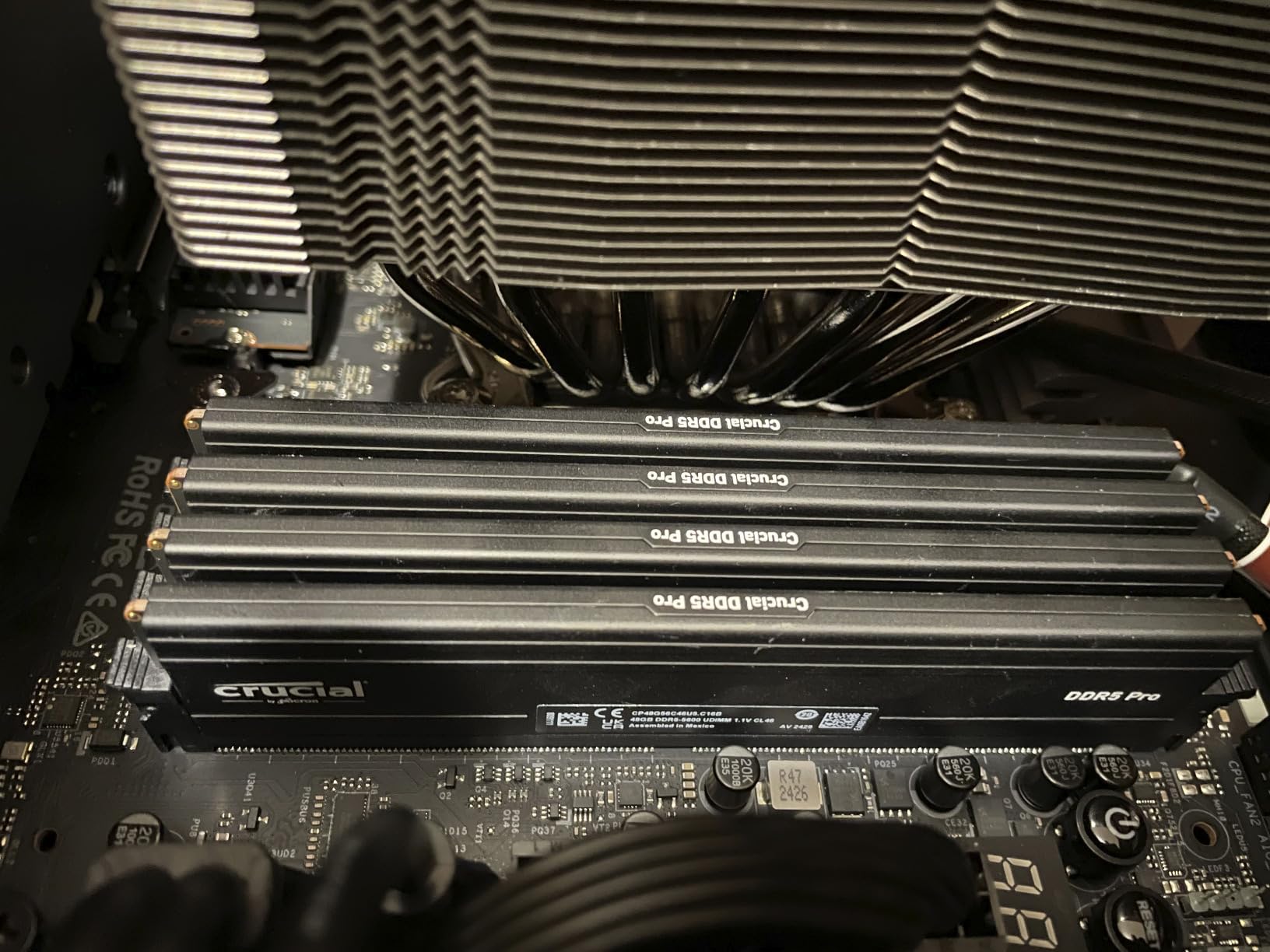 Crucial Pro 64GB DDR5 RAM Kit (2x32GB), 5600MHz Desktop Memory UDIMM 288-pin, Compatible with 13th Gen Intel Core and AMD Ryzen 7000 - CP2K32G56C46U5 customer photo 2