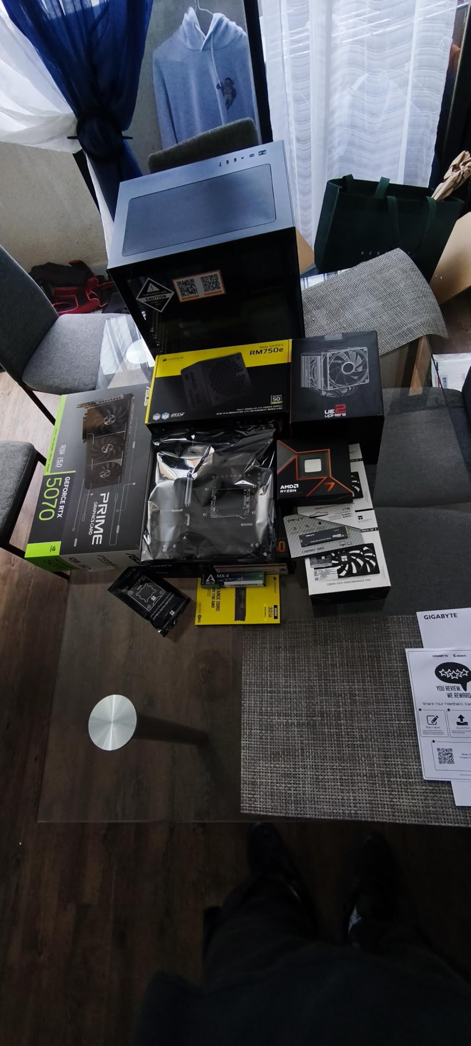 CORSAIR Vengeance DDR5 RAM 32GB (2x16GB) 6000MHz CL30-36-36-76 1.40V AMD EXPO Intel XMP 3.0 Computer Memory - Grey (CMK32GX5M2B6000Z30) customer photo 1
