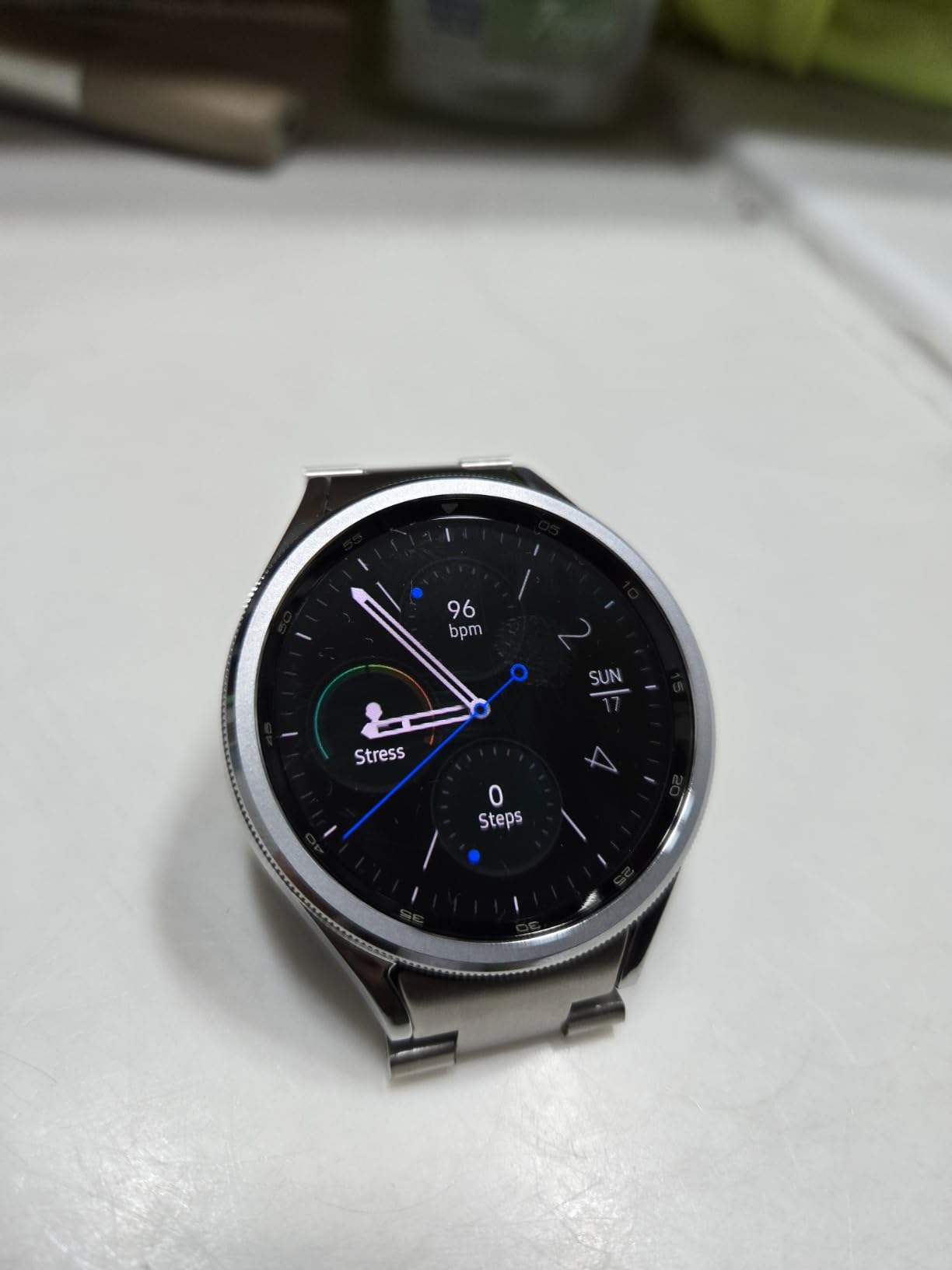 Galaxy Watch 6 Classic 47mm Stainless-Steel Smartwatch w/ Fitness Tracker, Heart Monitor, BIA Sensor, Bluetooth - Silver customer photo 2