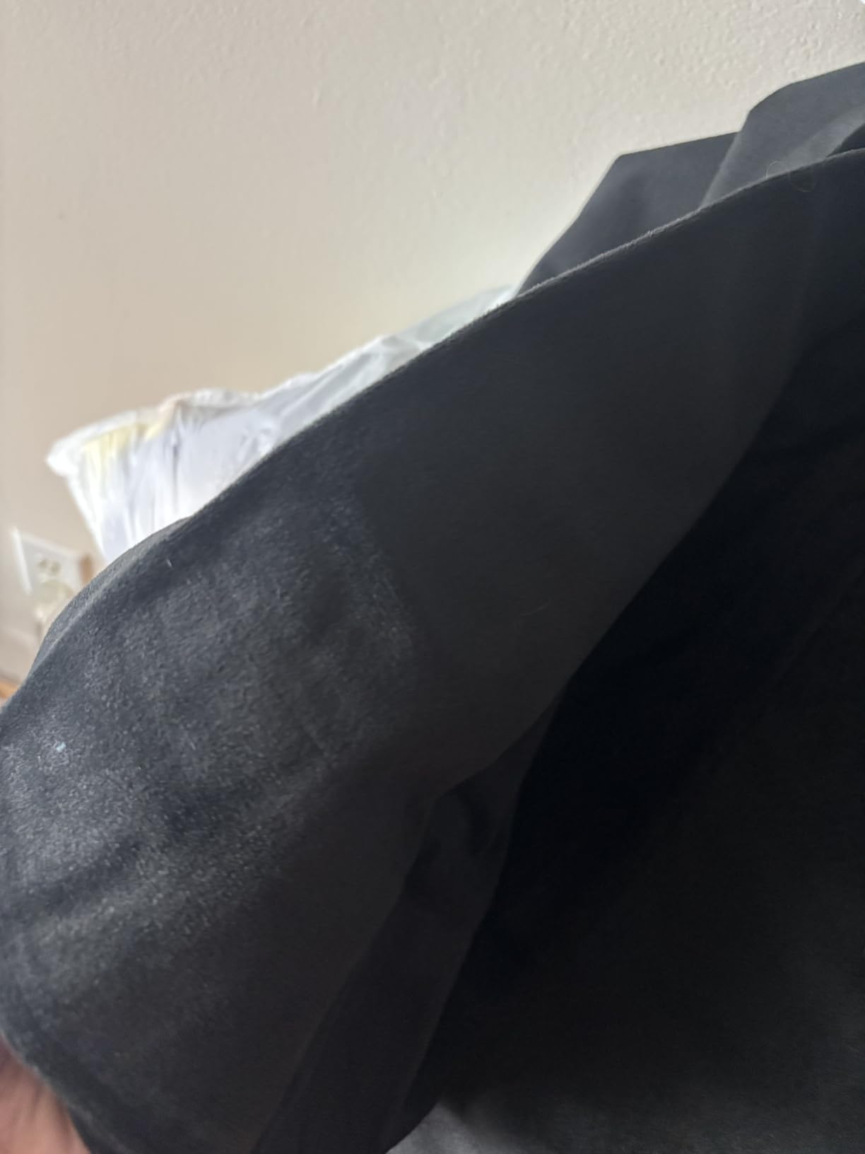 Joydeco Black 100% Blackout Curtains 108 Inch 2 Panels, Luxury Thermal Insulated Black Velvet Curtains for Bedroom Living Room, Soundproof Blackout Window Drapes, Rod Pocket & Back Tab (52W x 108L) customer photo 2