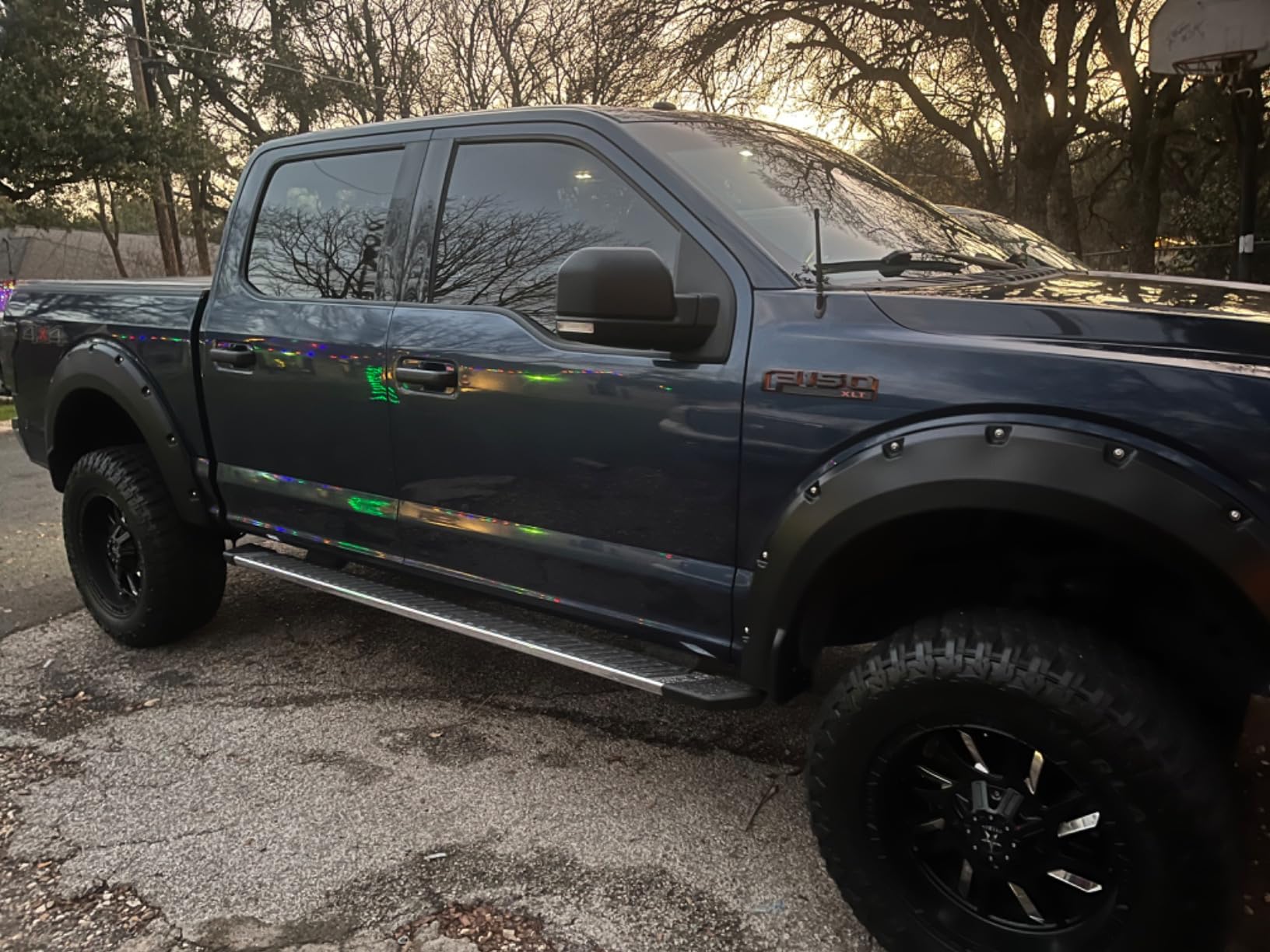 G-PLUS Pocket-Riveted Fender Flares, Compatible with Ford F150 2009-2014 Styleside with 67.0