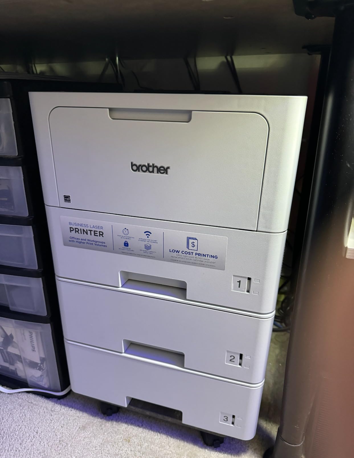 Brother Professional Laser Printer HL-6210DW with High-Speed 50 ppm Output, Wireless Networking, Duplex customer photo 2