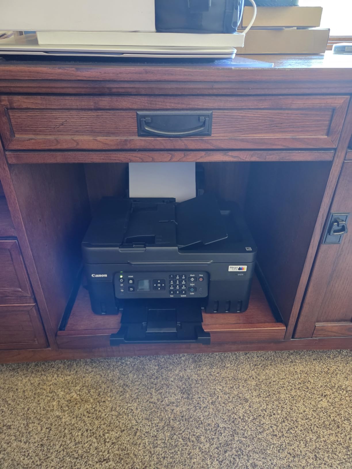 Canon MegaTank MAXIFY GX2020 All-in-One Wireless Color Printer - Print, Copy, Scan with Duplex Printing, Refillable Tank System customer photo 1