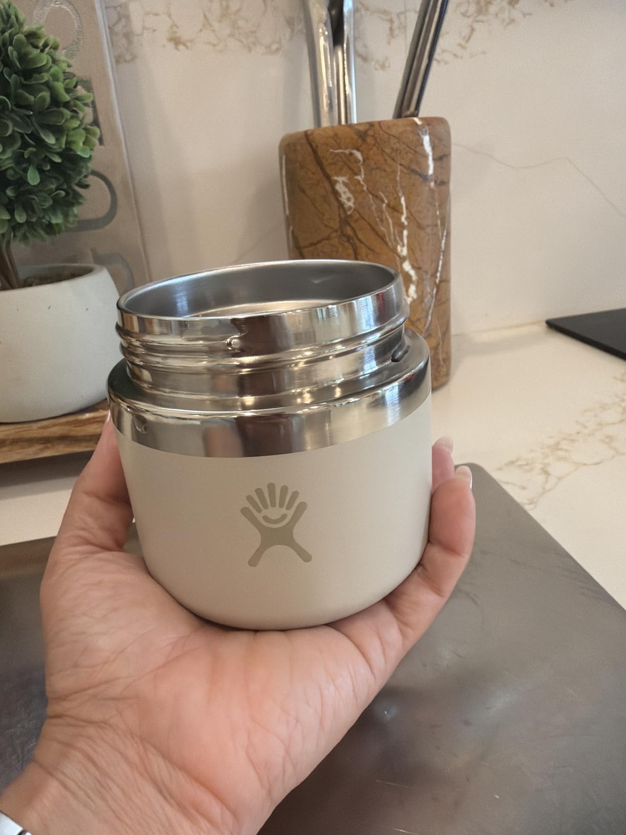 Hydro Flask Food Jar - Insulated Stainless Steel, Snack Travel Container for Hot Food, Lunch, & Soup 20 Oz Cascade Blue customer photo 1