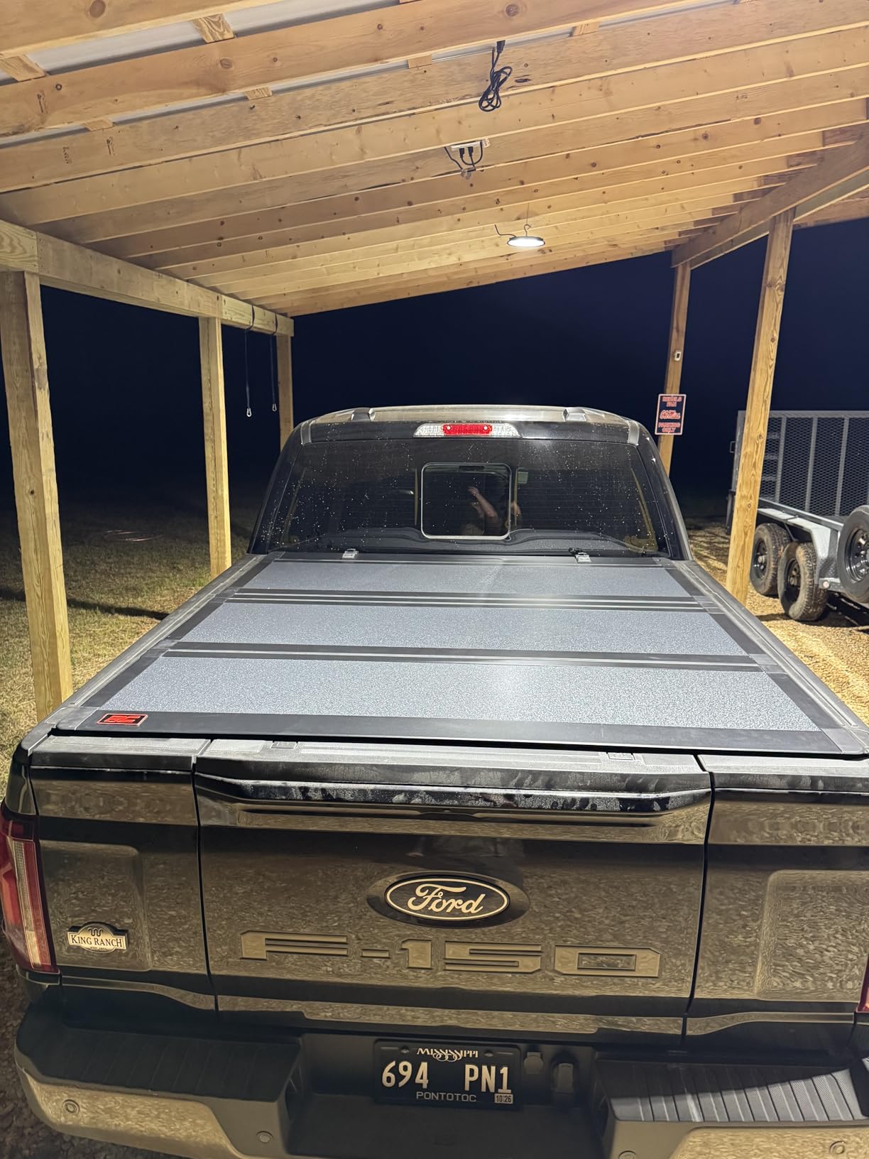 Rough Country Hard Tri-Fold Truck Bed Tonneau Cover for Ford F-150 (2021-26), Lightning (2022-26) customer photo 1