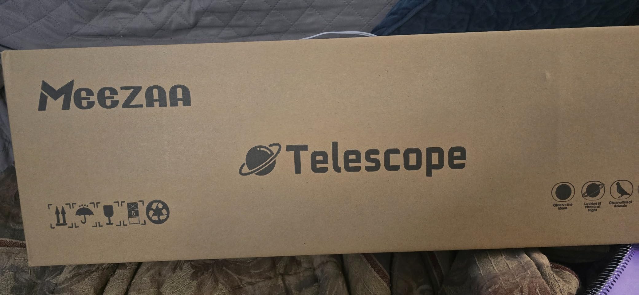 MEEZAA 90mm Aperture 800mm Refractor Telescope for Adults Astronomy Beginners customer photo 2