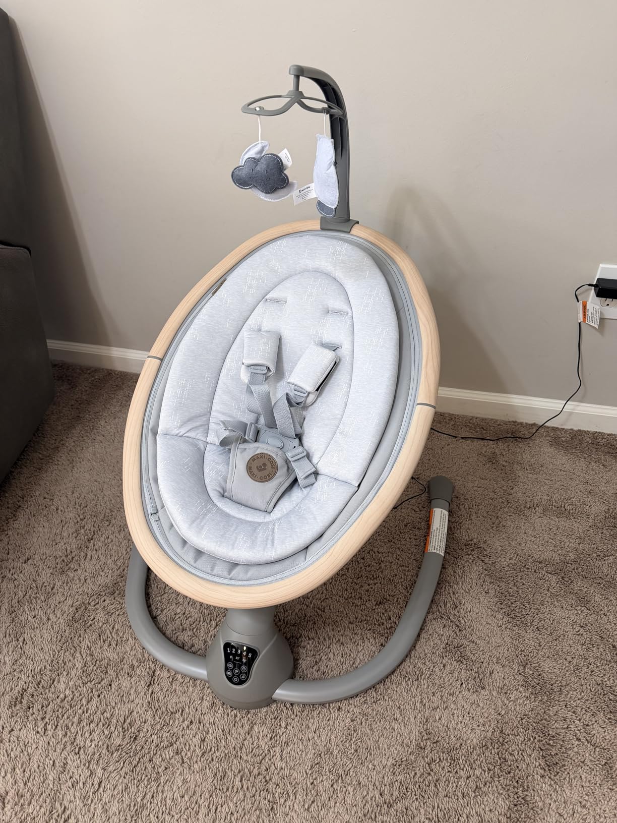 Maxi-Cosi Cassia Smart Baby Swing for Infants, Portable, Foldable with Music, 360 Rotation customer photo 2