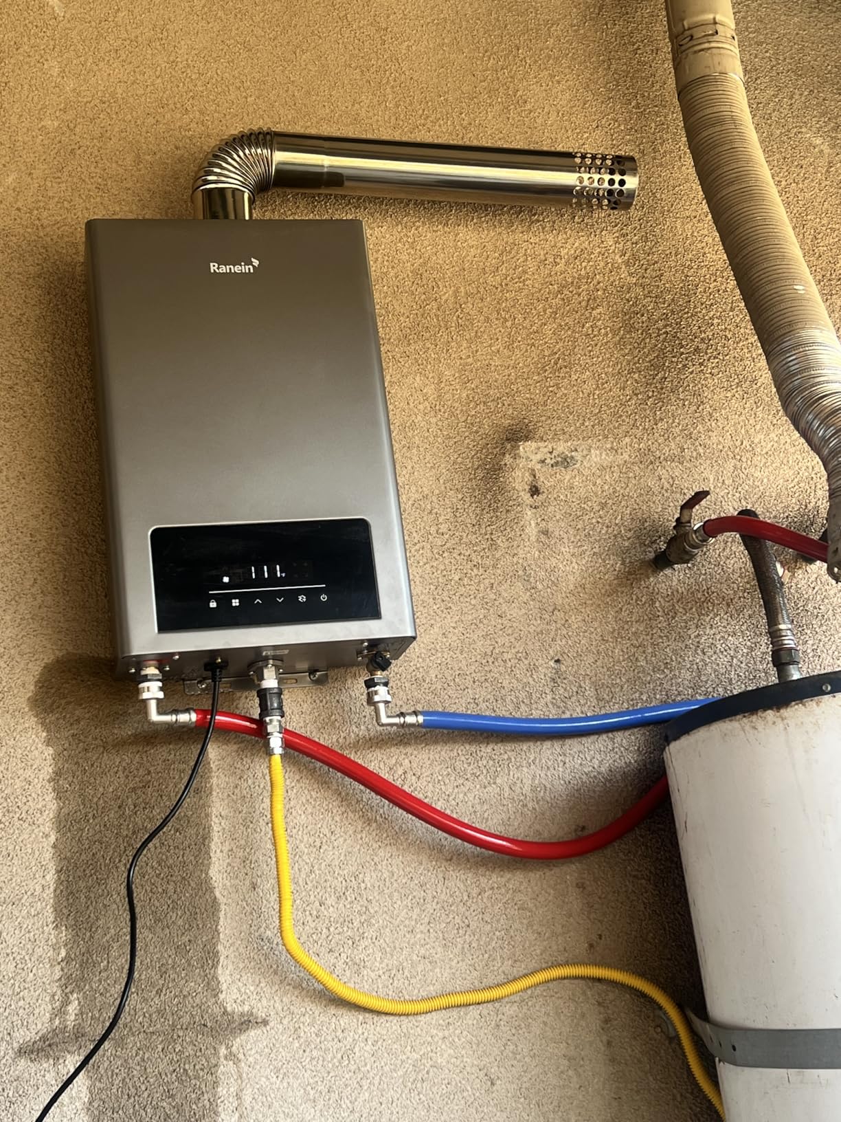 Ranein Propane Gas Tankless Water Heater, Indoor Max 3.6 GPM, 80,000 BTU Instant Hot Water Heater customer photo 1