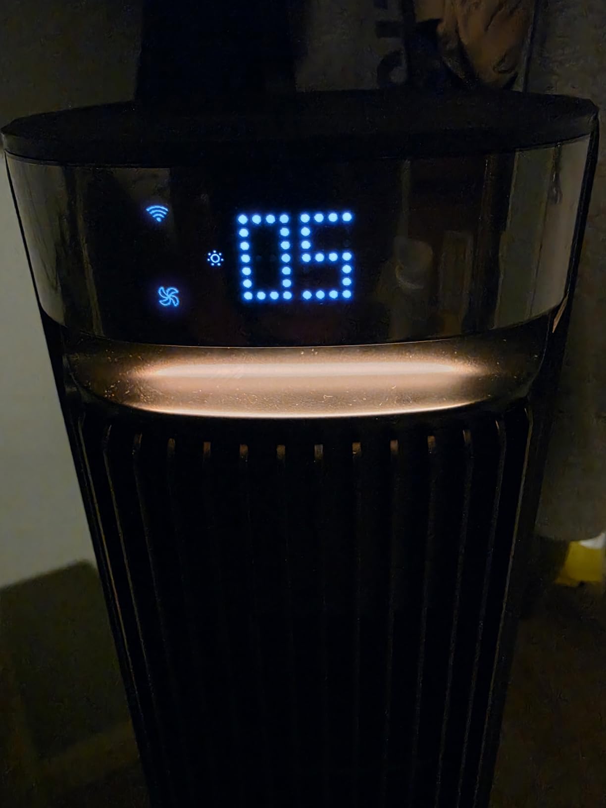 GoveeLife 42'' Tower Fan for Bedroom, Smart Floor Fans with 150° Adjustable Oscillating, APP & Voice Control, 5 Modes 12 Speeds up to 26ft/s, 24H Timer, 27dB Quiet Fan for Cooling Home Office Black customer photo 2