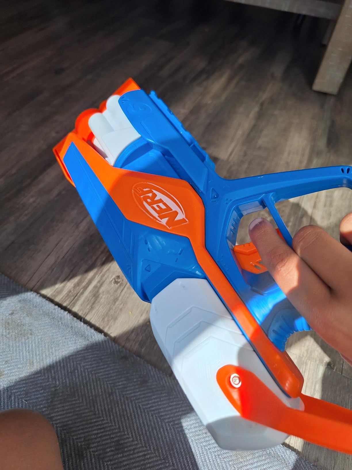 NERF N Series Agility Blaster, 12 N1 Darts Compatible Only N Series Blasters, 6 Dart Drum, Kids Outdoor Games customer photo 1