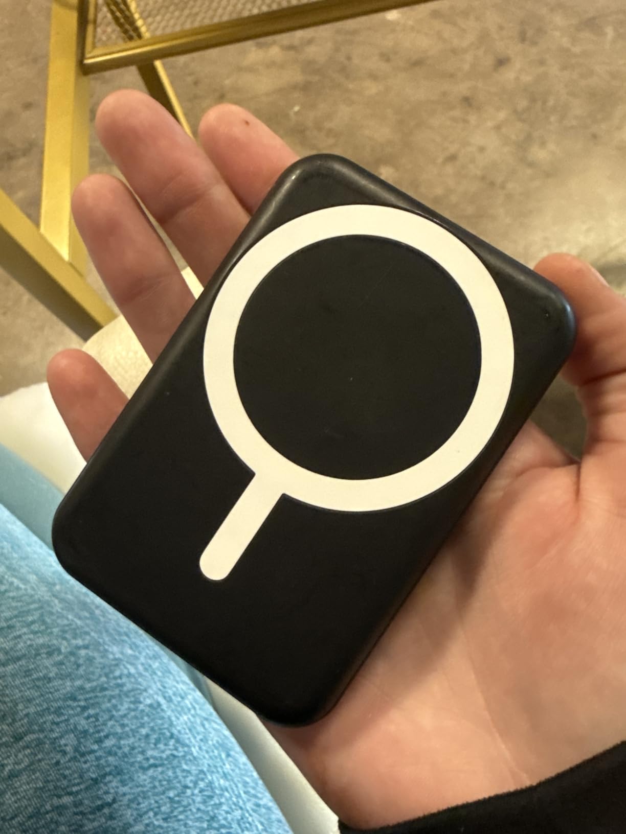 podoru for Magsafe Battery Pack, 5000mAh Magnetic Power Bank with Type-C Cable 20W PD Fast Charging Lighting Input Wireless Portable Charger for iPhone 17/16/15/14/13/12/ All Series customer photo 2