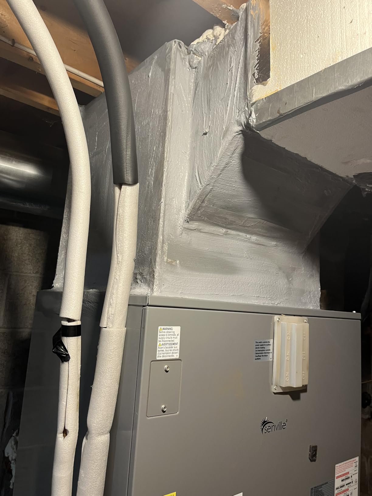 Senville 4 Ton Central Air Conditioner Heat Pump Split System, 48,000 BTU, Inverter, Variable Speed, 10KW AUX, 208/230V customer photo 2