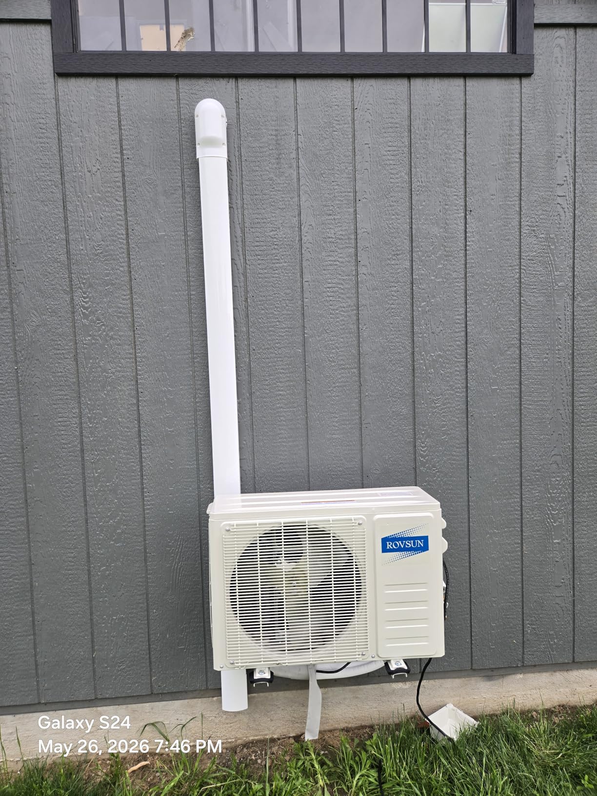 ROVSUN 11500 BTU Wifi Enabled Mini Split Air Conditioner & Heater, 17 SEER2 115V Inverter Ductless Wall AC Unit with Pre-Charged Condenser, Heat Pump & Installation Kit customer photo 1