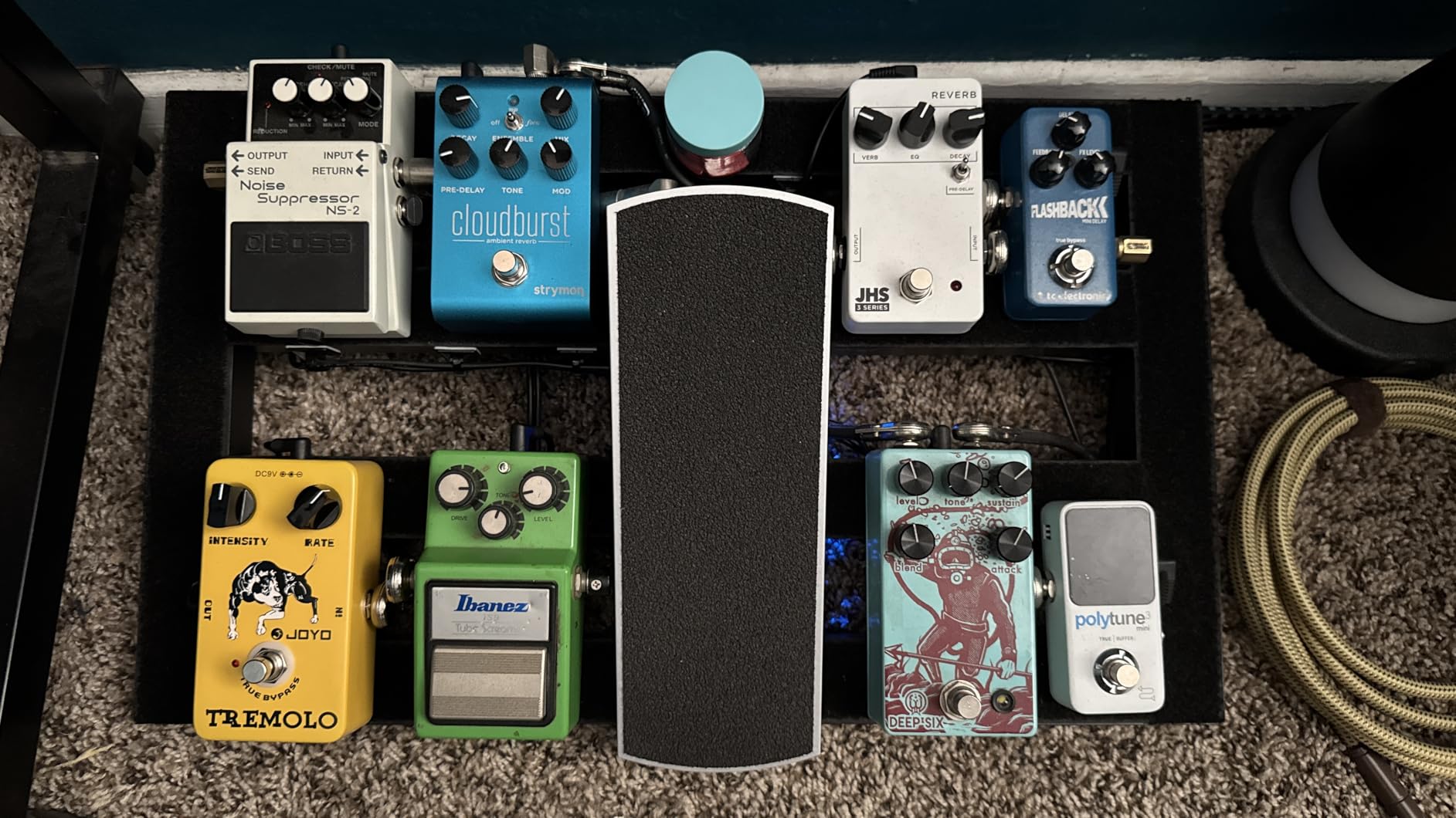 SONICAKE Wah Active Volume Pedal, Wah & Volume 2 in 1 Combo Guitar Effects Pedal, Full-size Pedal 9.57
