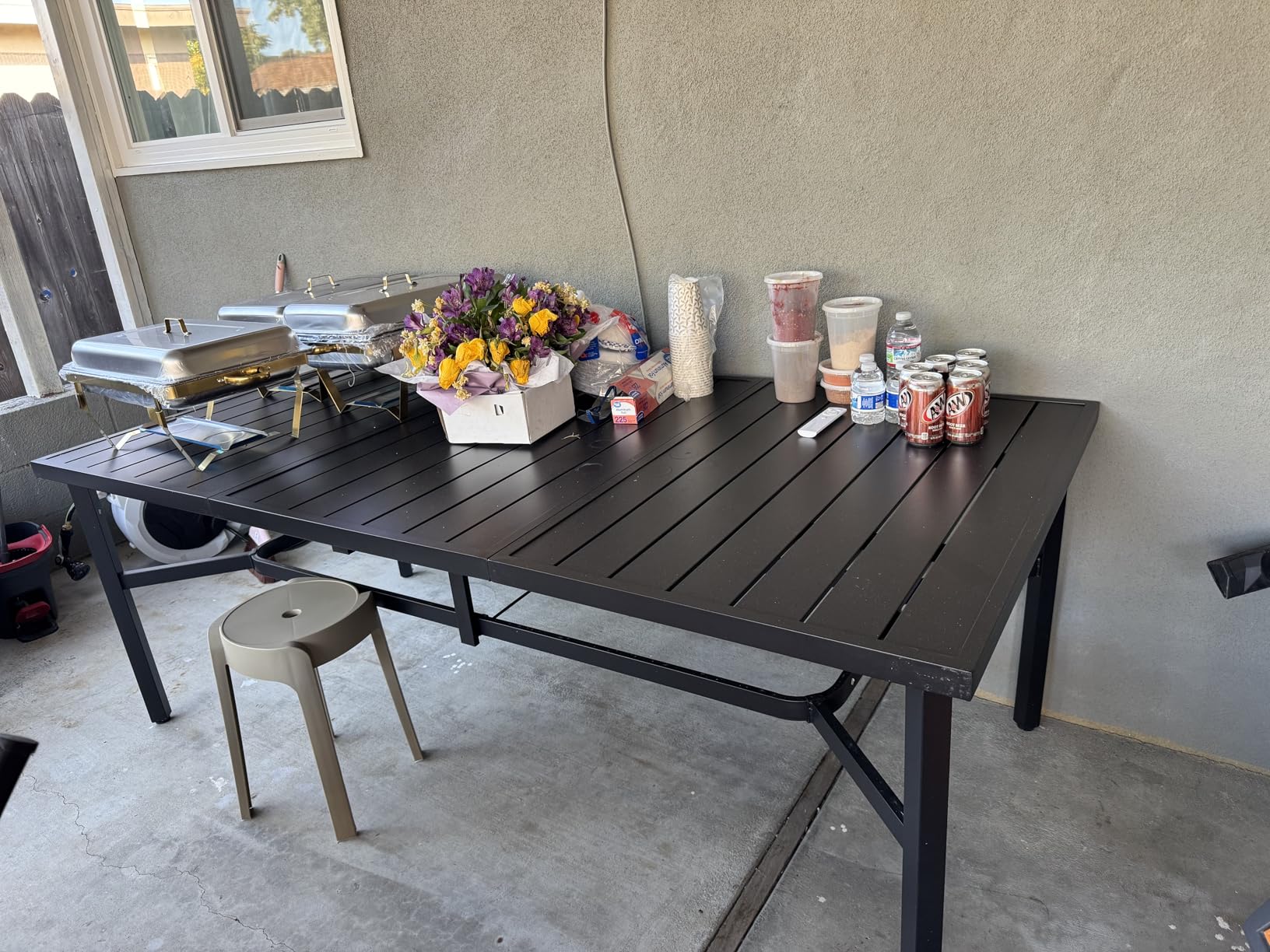 MIXPATIO Outdoor Patio Dining Table for 8, 83