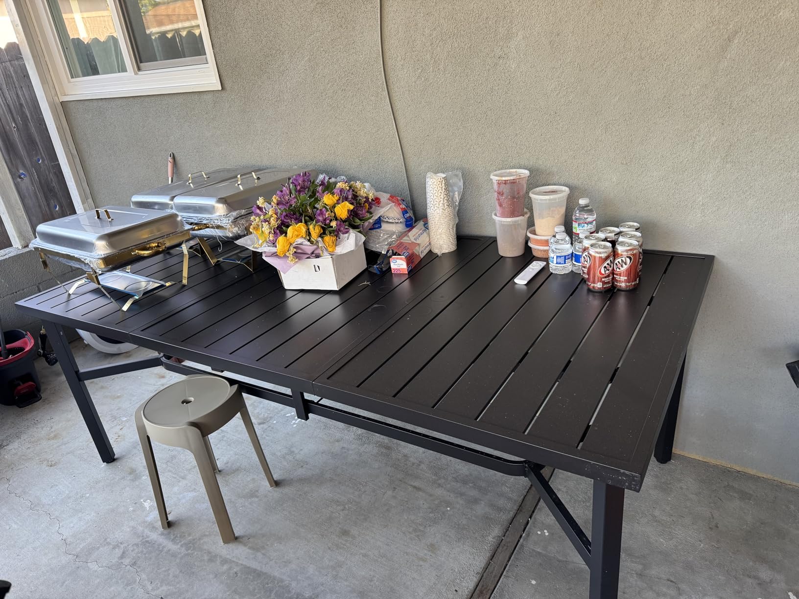 MIXPATIO Outdoor Patio Dining Table for 8, 83