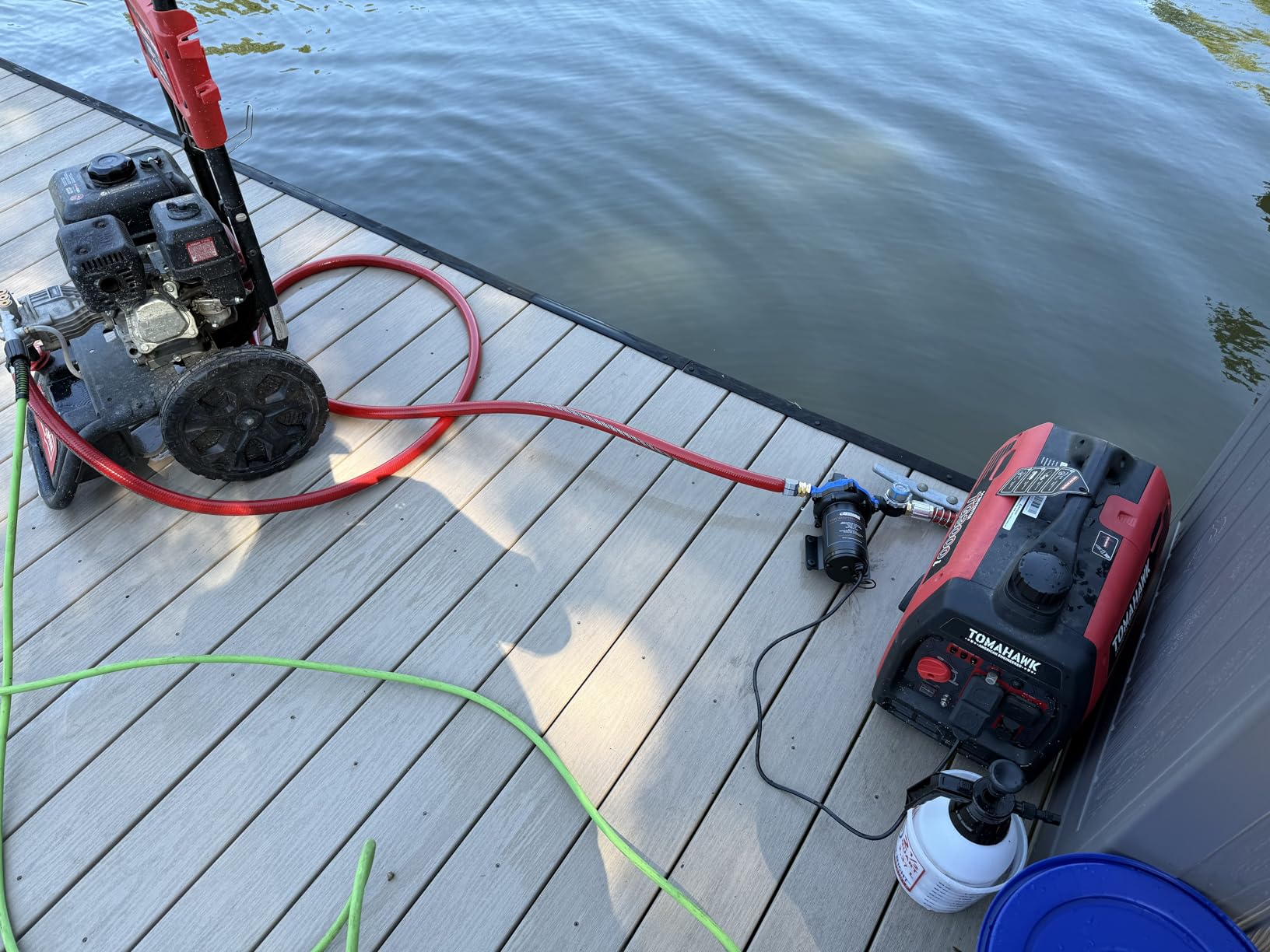 CrestWave Fresh Water Pump 7GPM 70PSI, 110V AC, Upgraded Five Chamber Self-Priming Diaphragm Water Pump customer photo 2