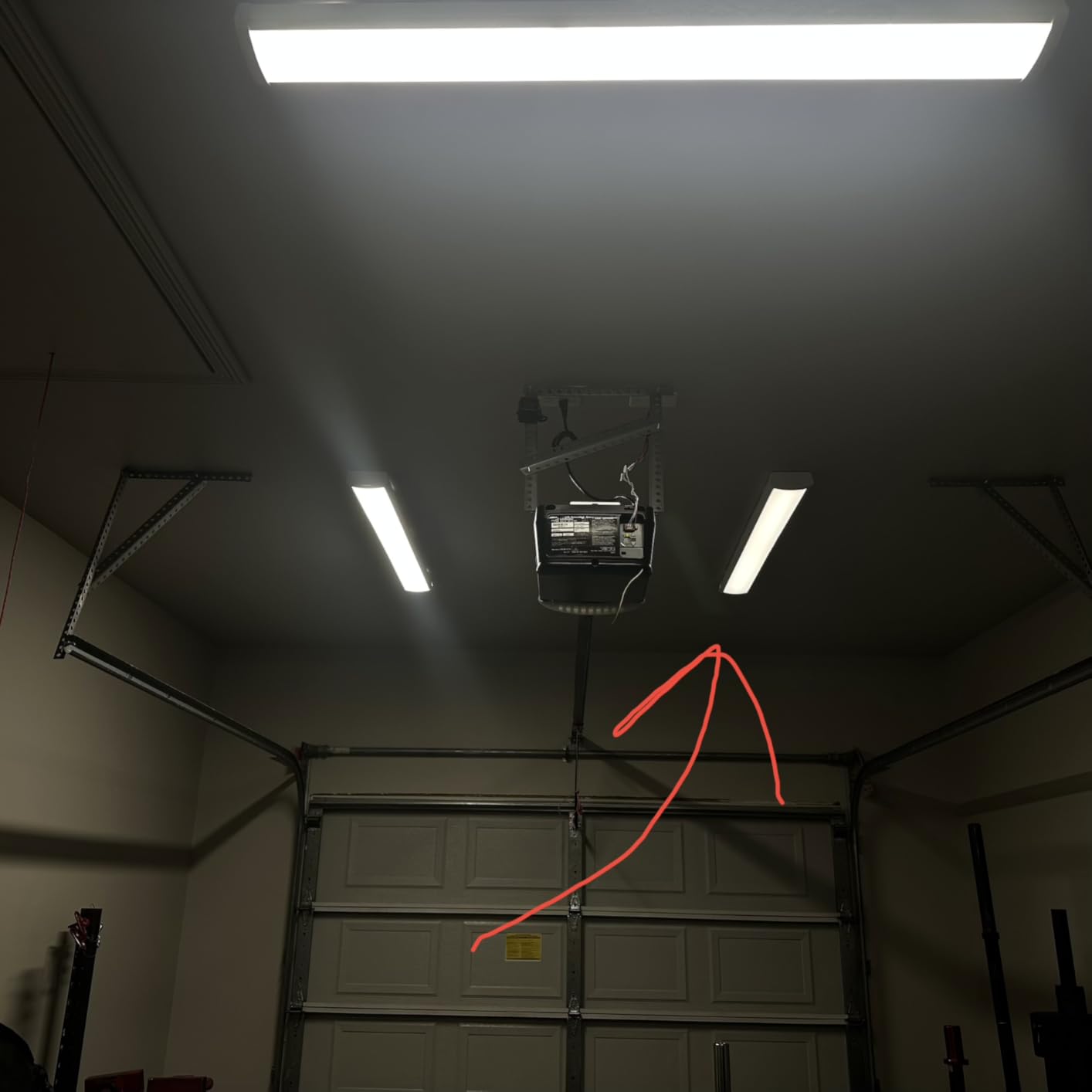 HYPERLITE 60W/50W/40W LED Wraparound Light Fixture, Linkable 4ft Led Wrap Light AC120V, 5000K Wrap Around Light, 4400LM/5500LM/6600LM LED Office Lights for Garage Closet Laundry Room, ETL Listed customer photo 1
