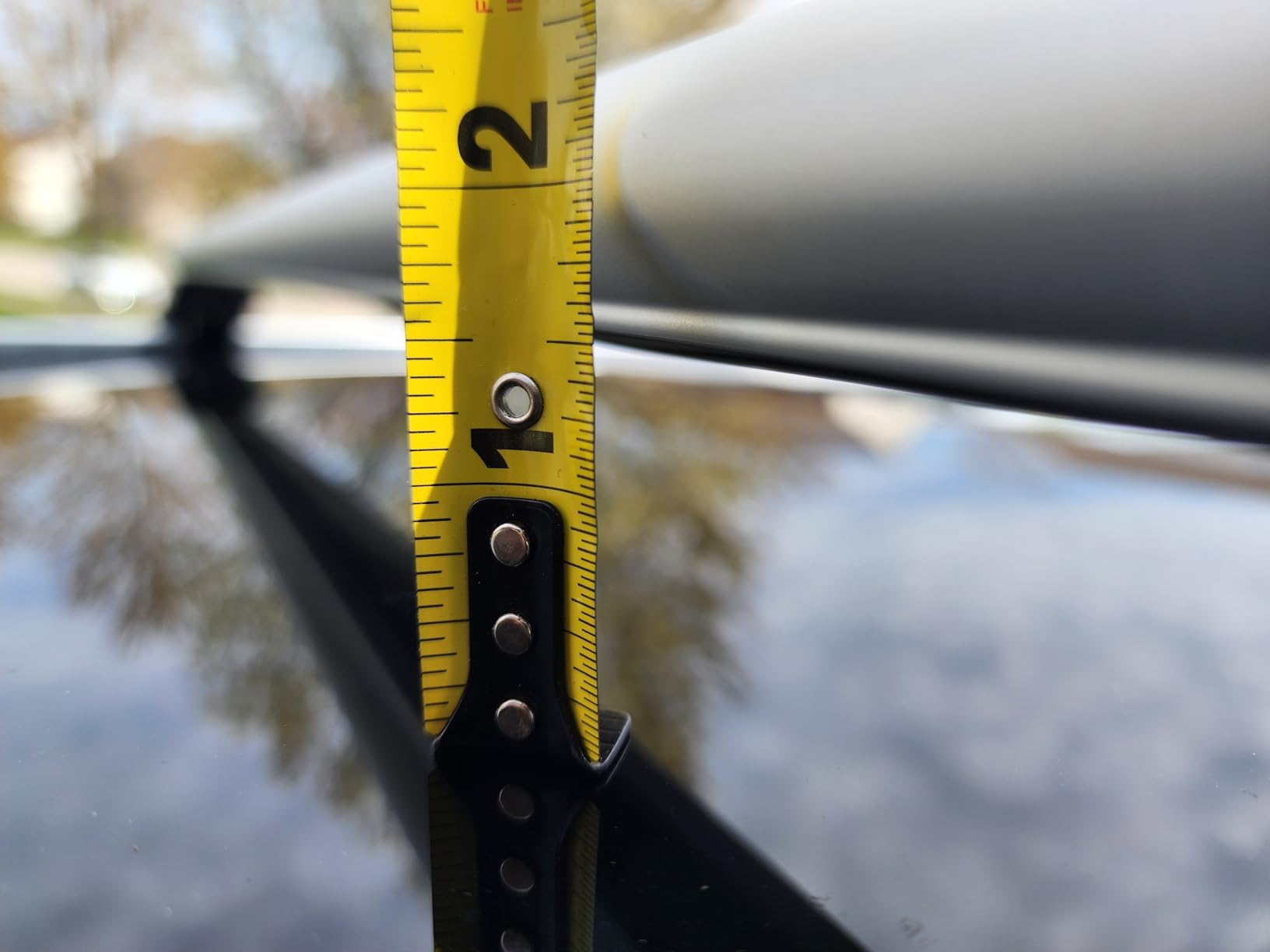 TANX Roof Rack Cross Bars with 4 Anti-Theft Locks | Heavy-Duty Universal Roof Rack (200lbs Capacity) | Universal Cross Bars that Fit Most Raised Side Rails Vehicles/SUVs (with Gap Design) customer photo 2