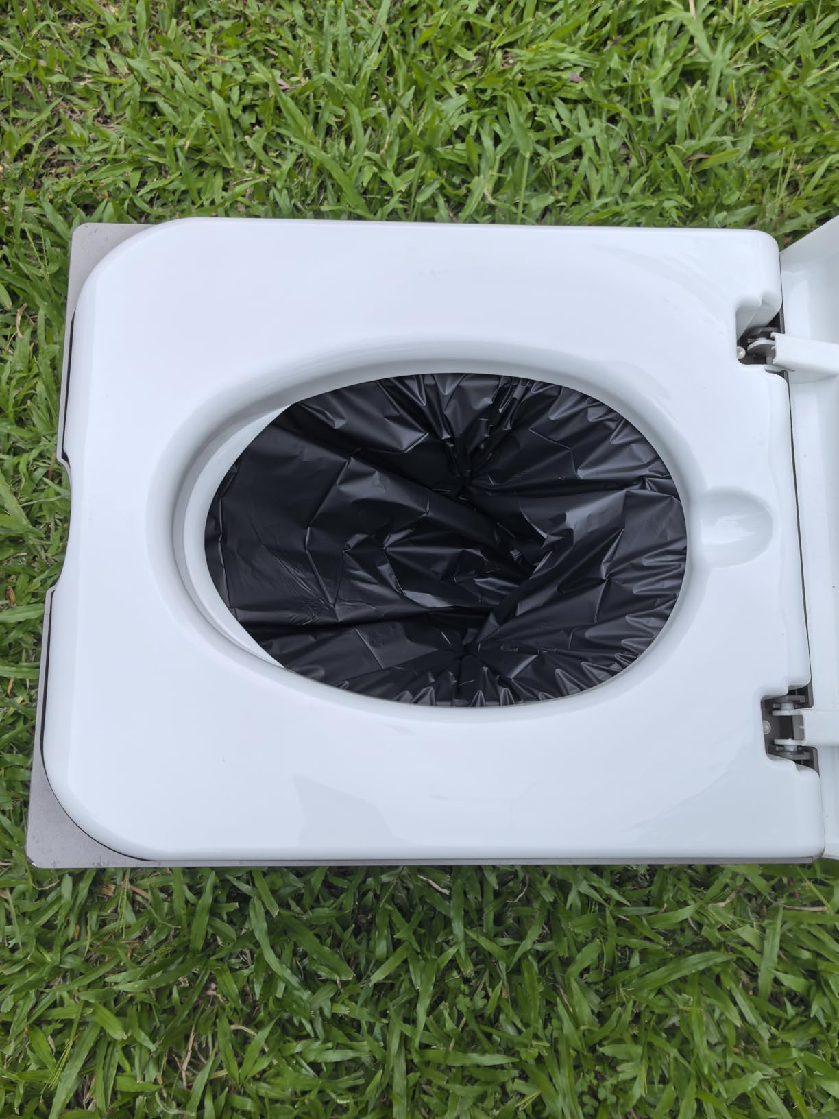 Dry Flush Toilet - Waterless, Odorless, Self-Contained | Rechargeable Portable Toilet customer photo 1