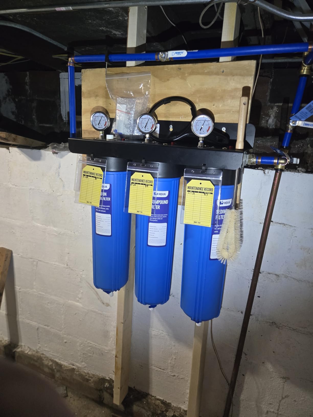 WF3-01 3-Stage Whole House Water Filtration System, Reduces Heavy Metals (Lead, Mercury, Arsenic, Cadmium, Chromium), Chlorine, Sediment, Odor, and VOC's customer photo 2