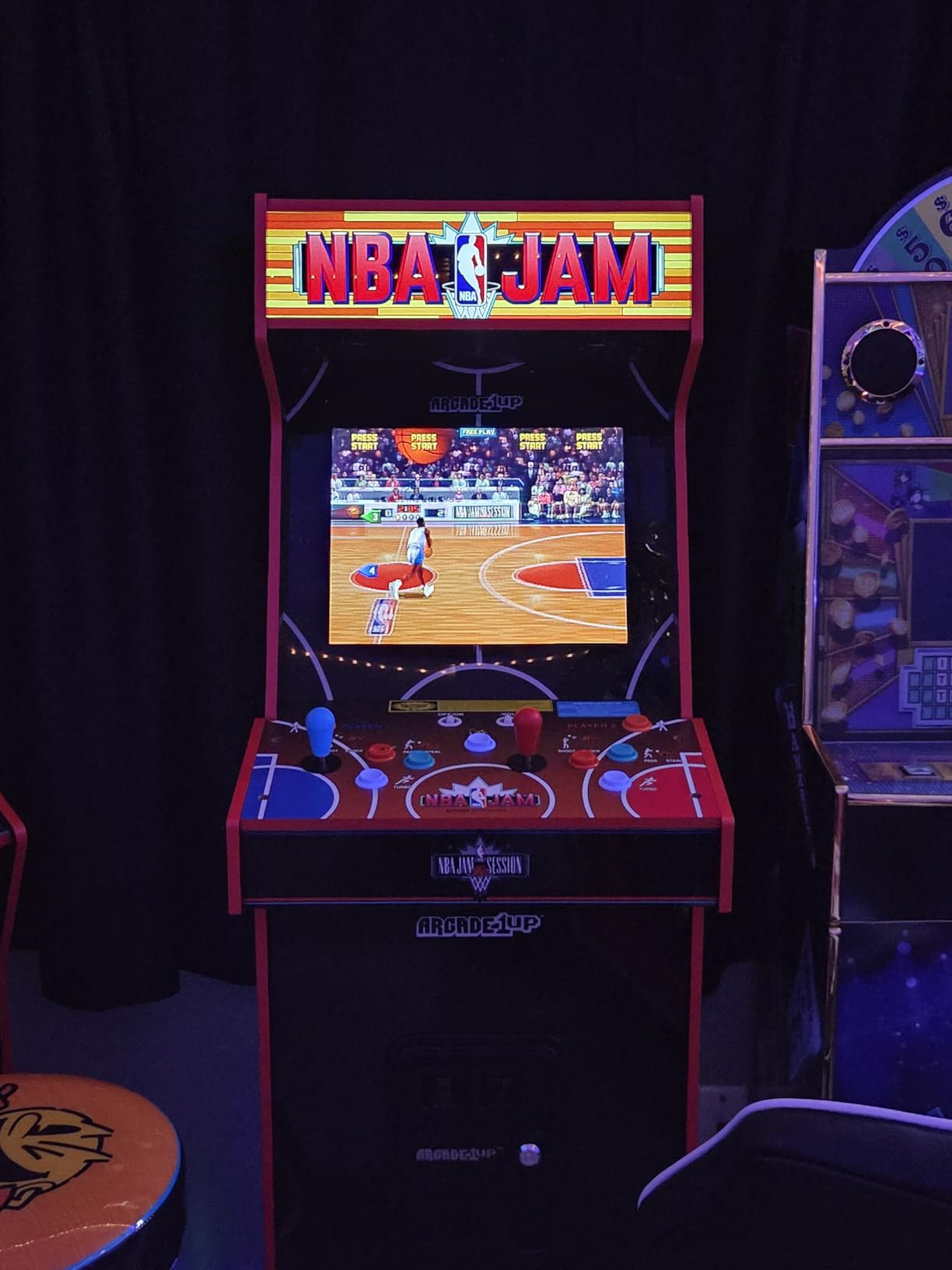 ARCADE1UP NBA Jam Deluxe 2-Player Arcade Machine - 3 Games, 5 Foot Tall Cabinet customer photo 1