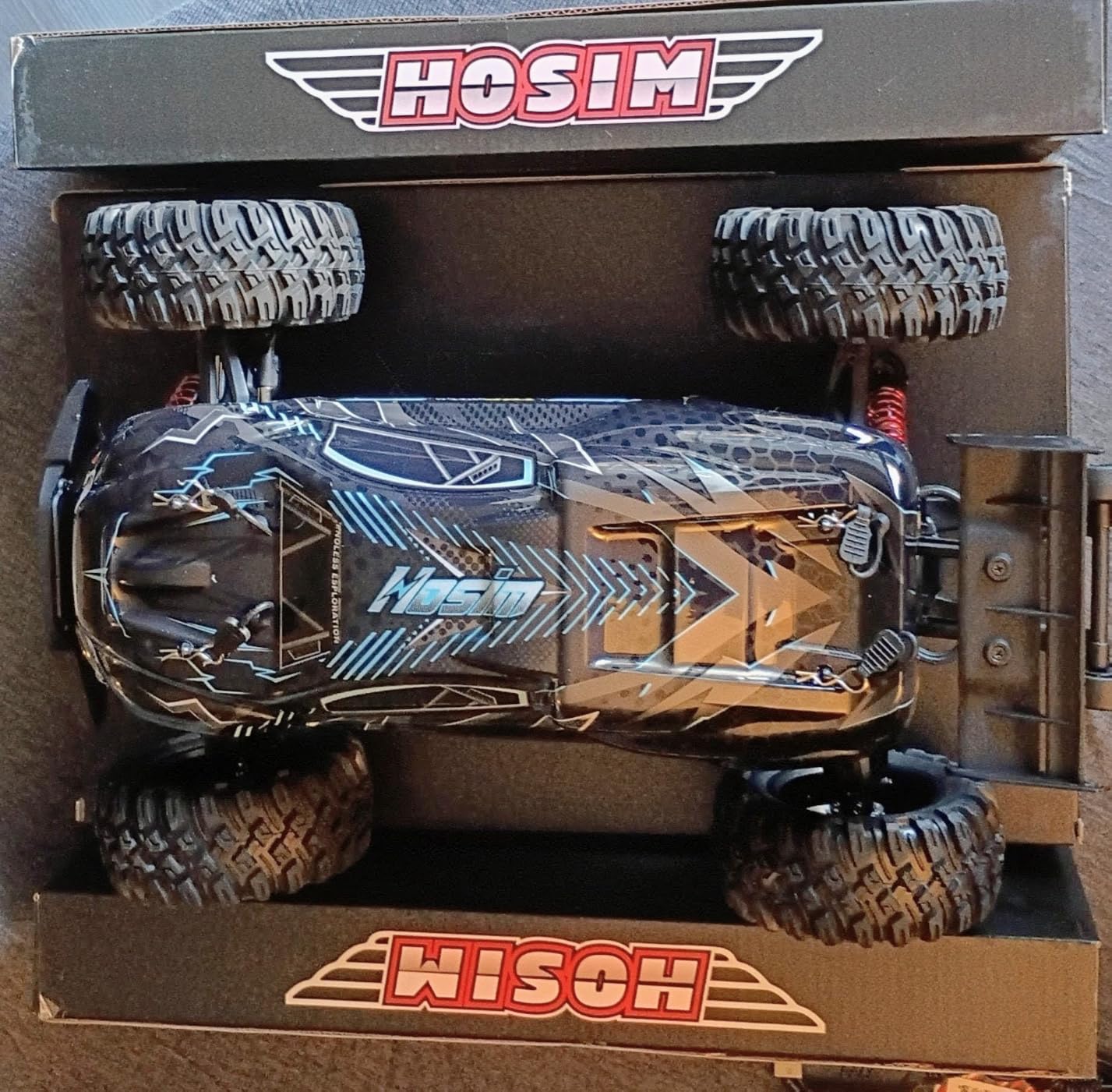 Hosim 1/10 Off Road RC Cars Fast 68KM/H, Electric RTR Brushless RC Car for Adults, High Speed Monster Truck customer photo 1